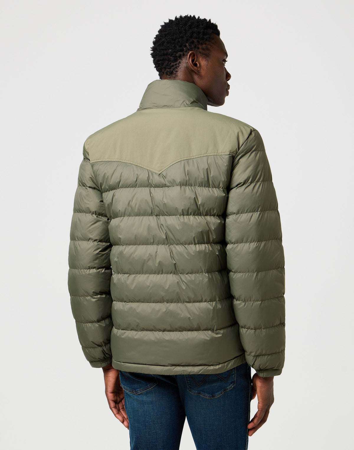 Packable Puffer in Dusty Olive