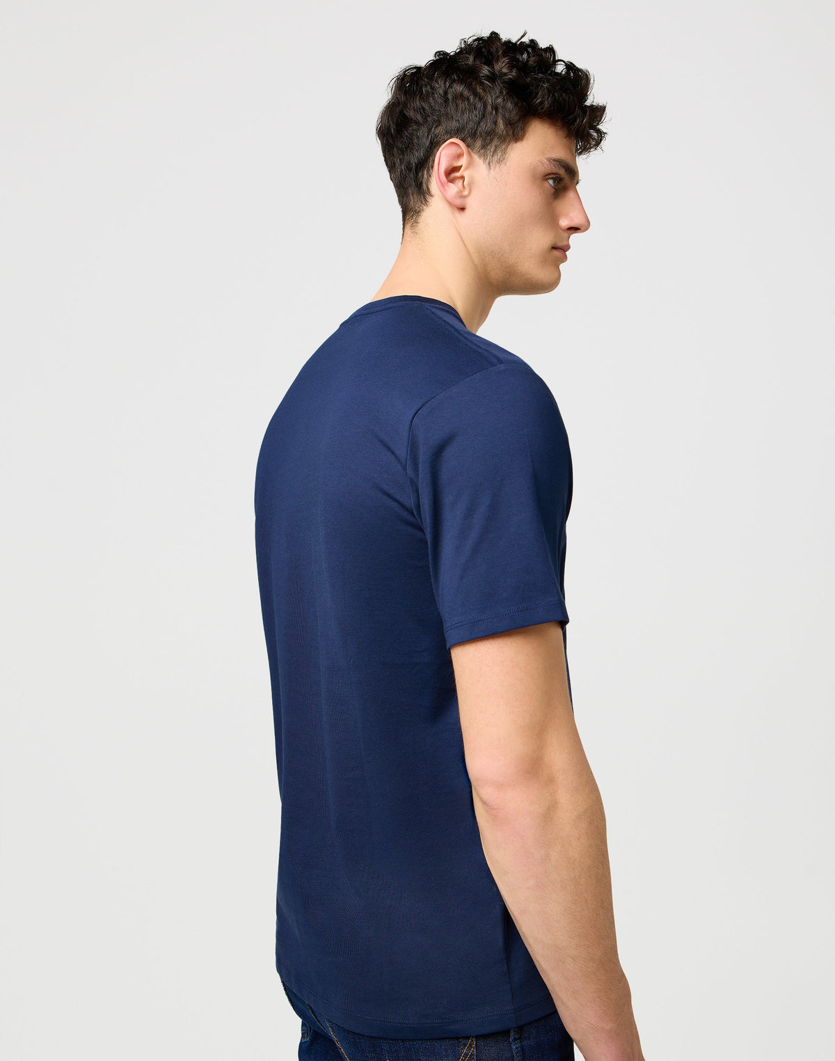 Small Graphic Tee in Navy