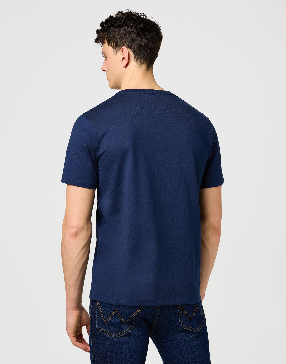 Small Graphic Tee in Navy