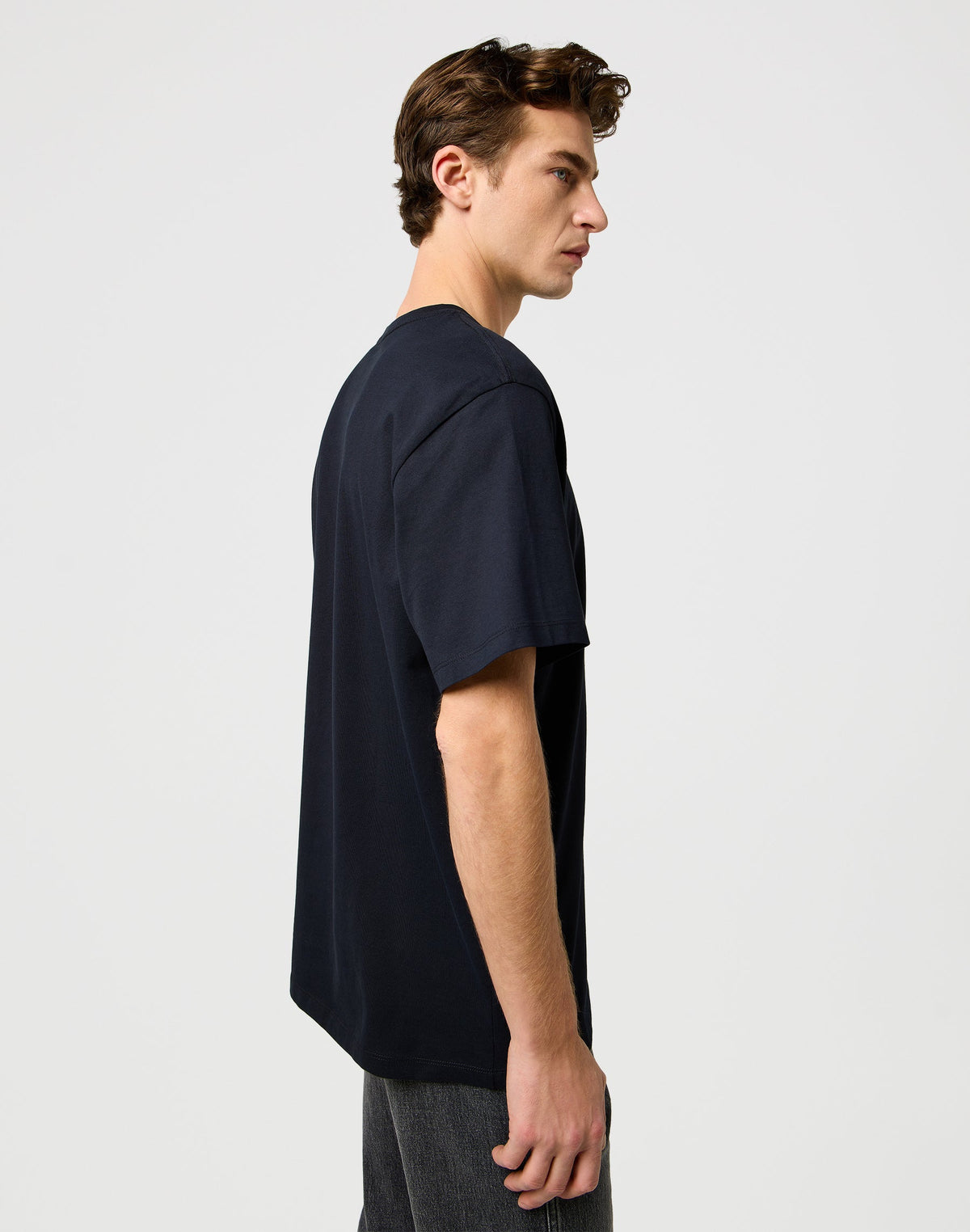 Embroidery Tee in Black