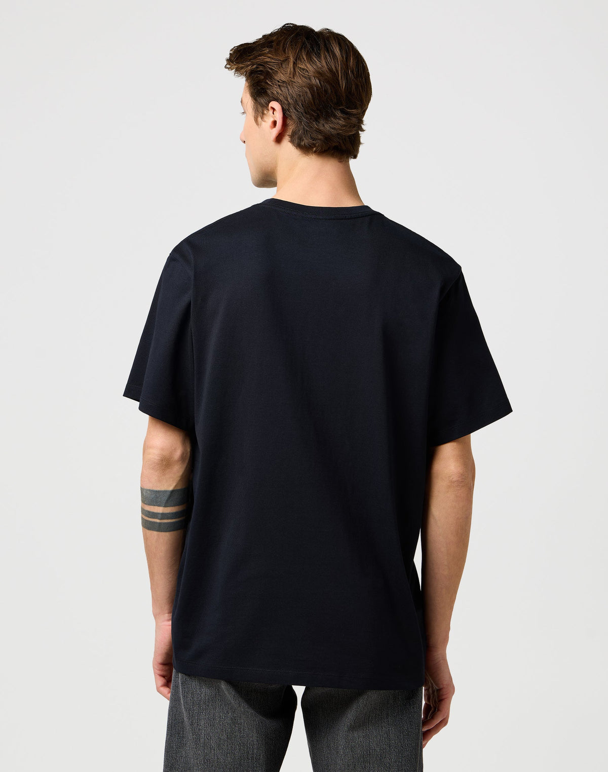 Embroidery Tee in Black