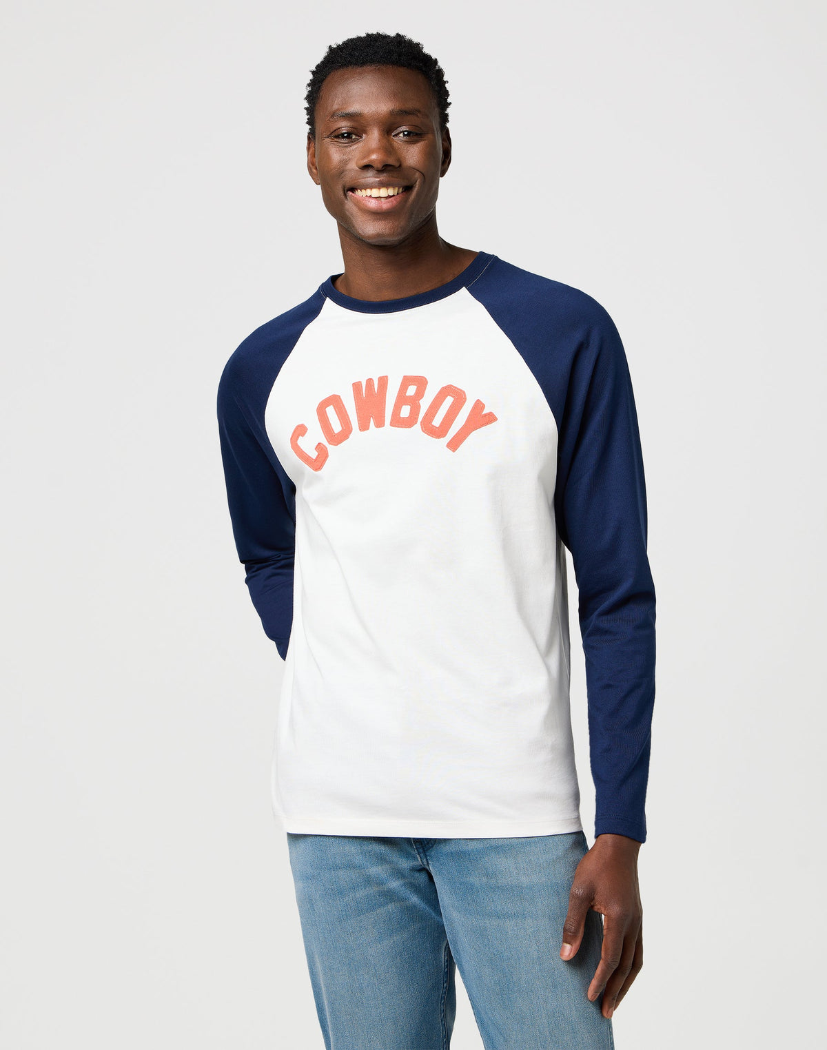 Ls Baseball Tee in Black Iris