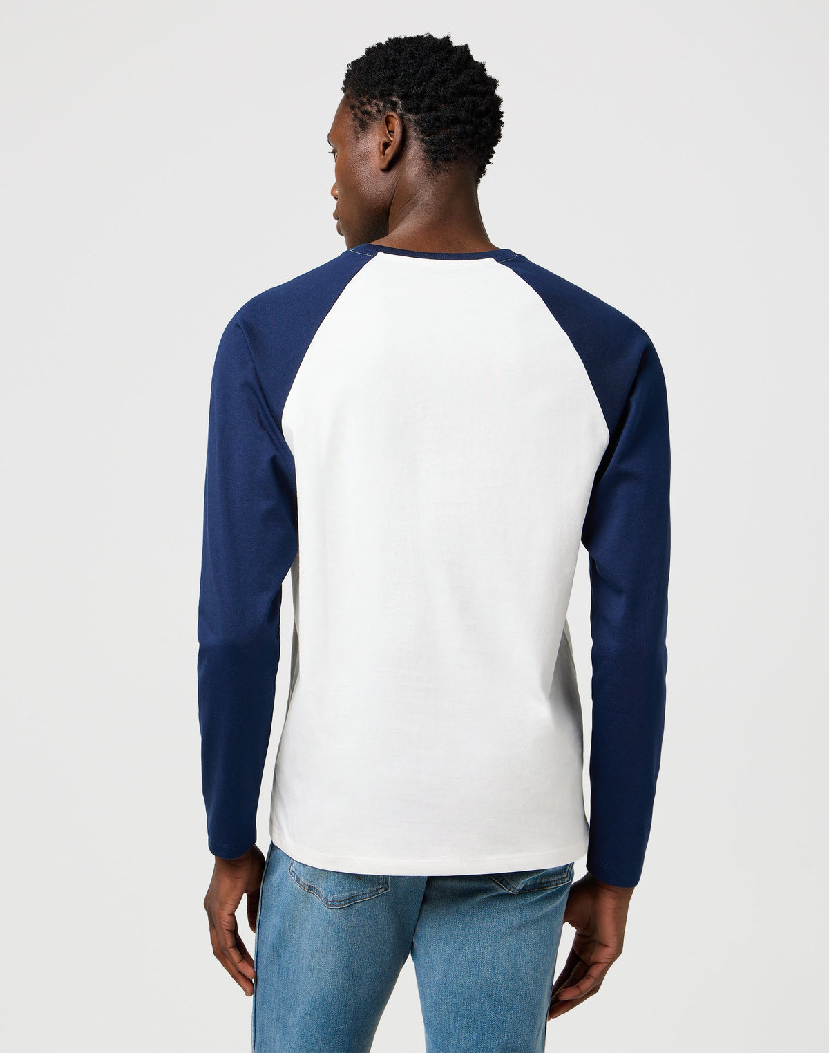 Ls Baseball Tee in Black Iris
