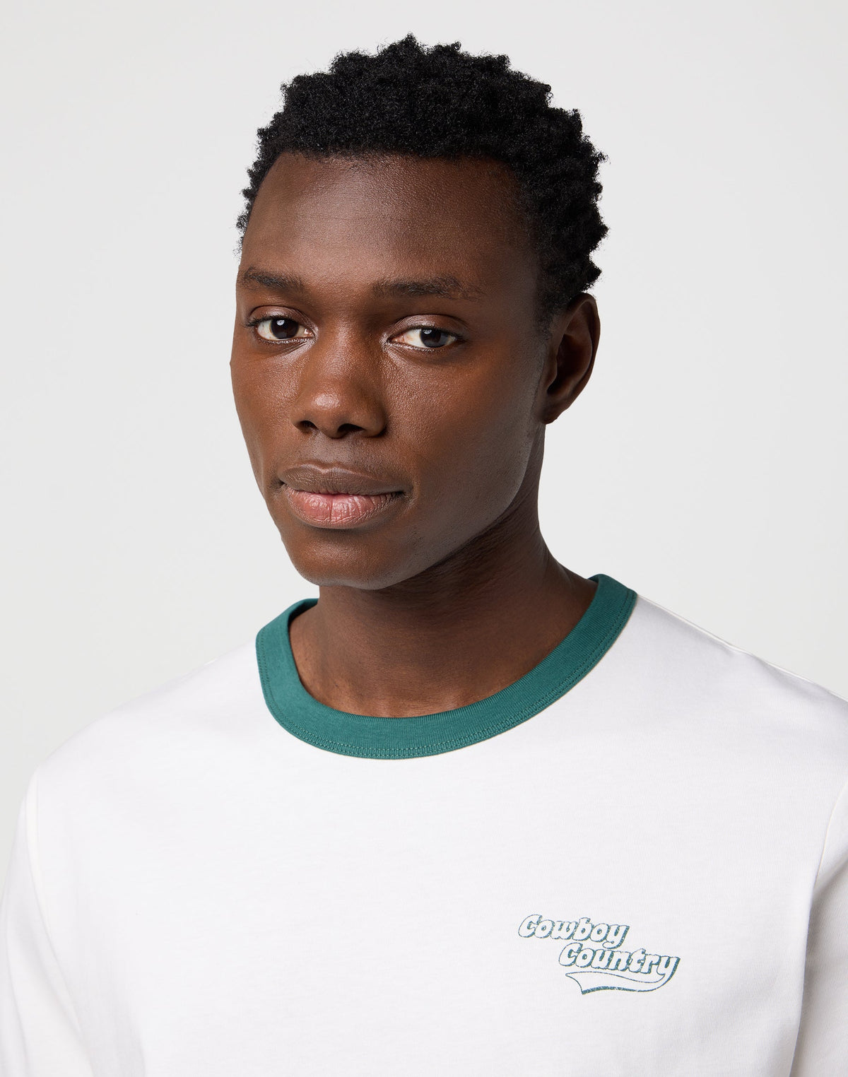 Ringer Tee in Worn White