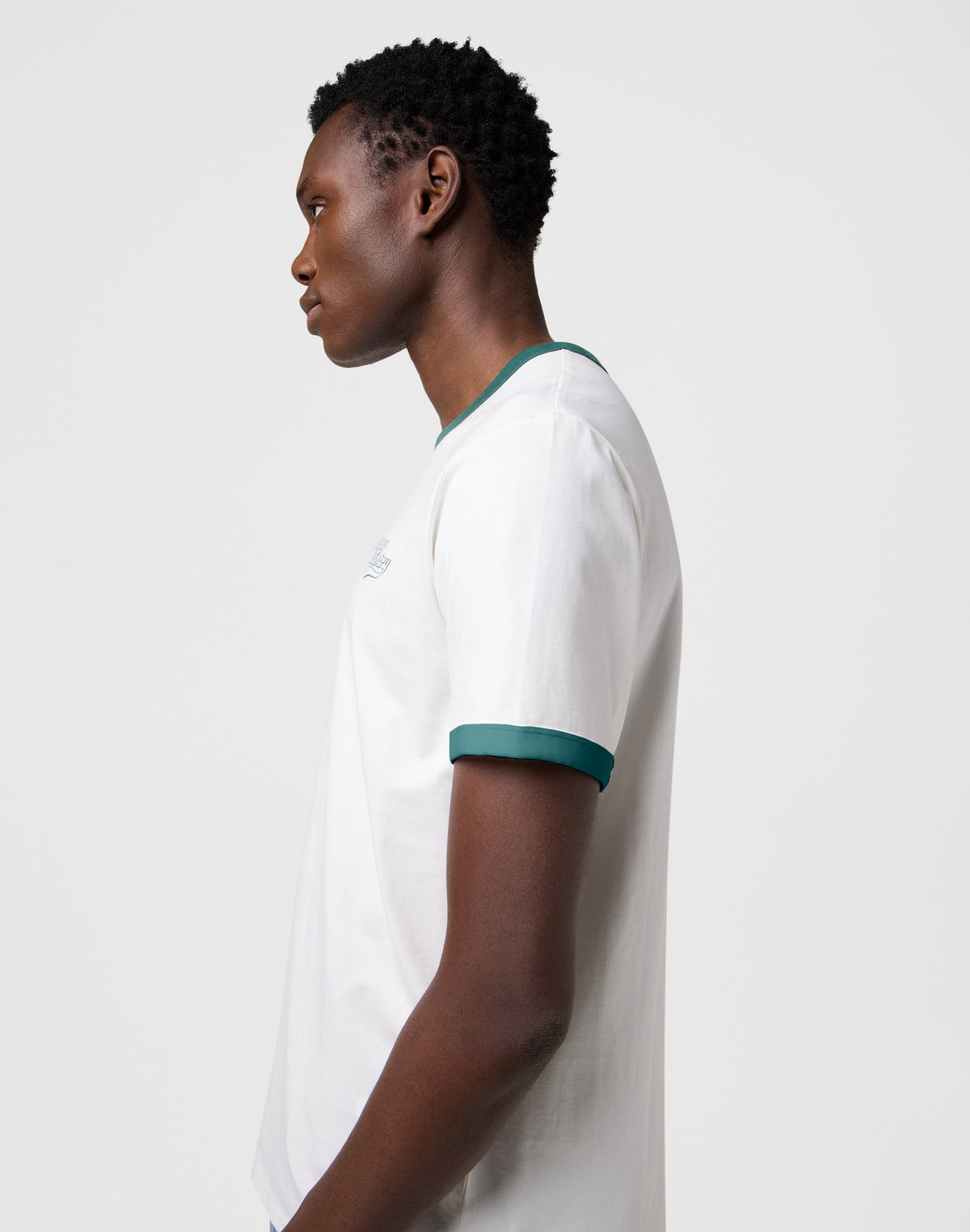 Ringer Tee in Worn White