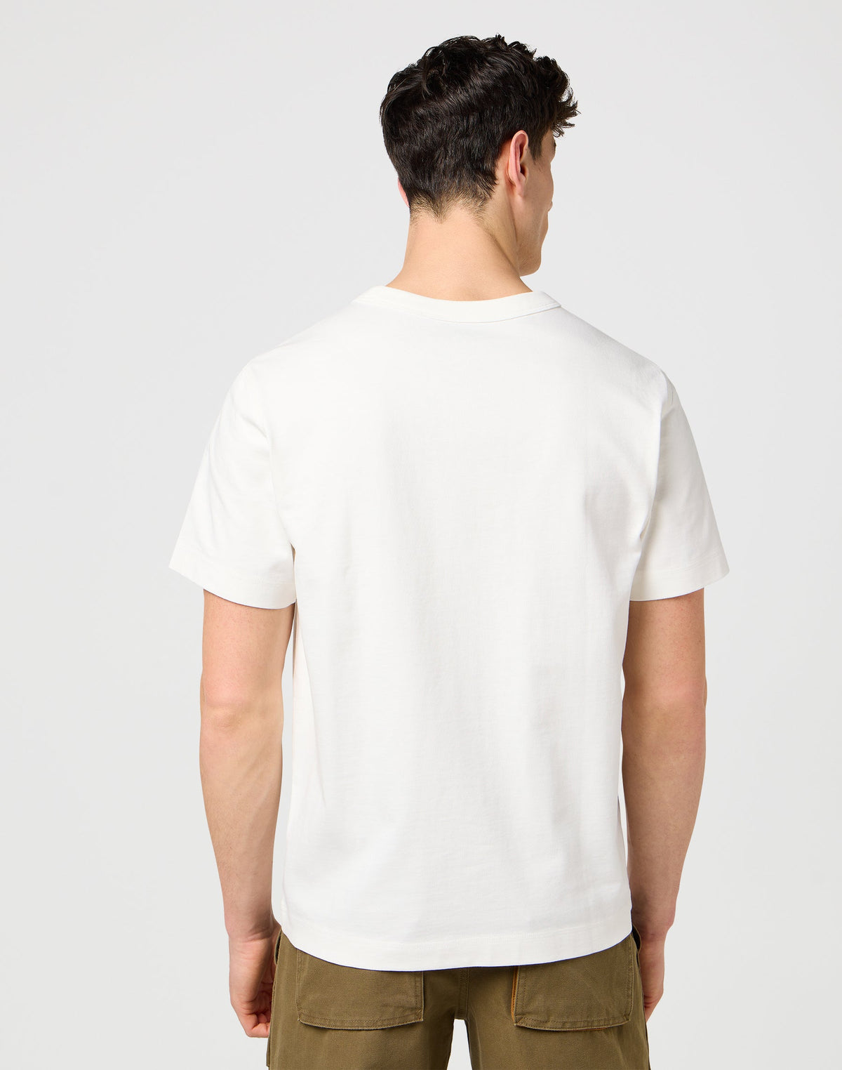Cj Pocket Tee in Worn White