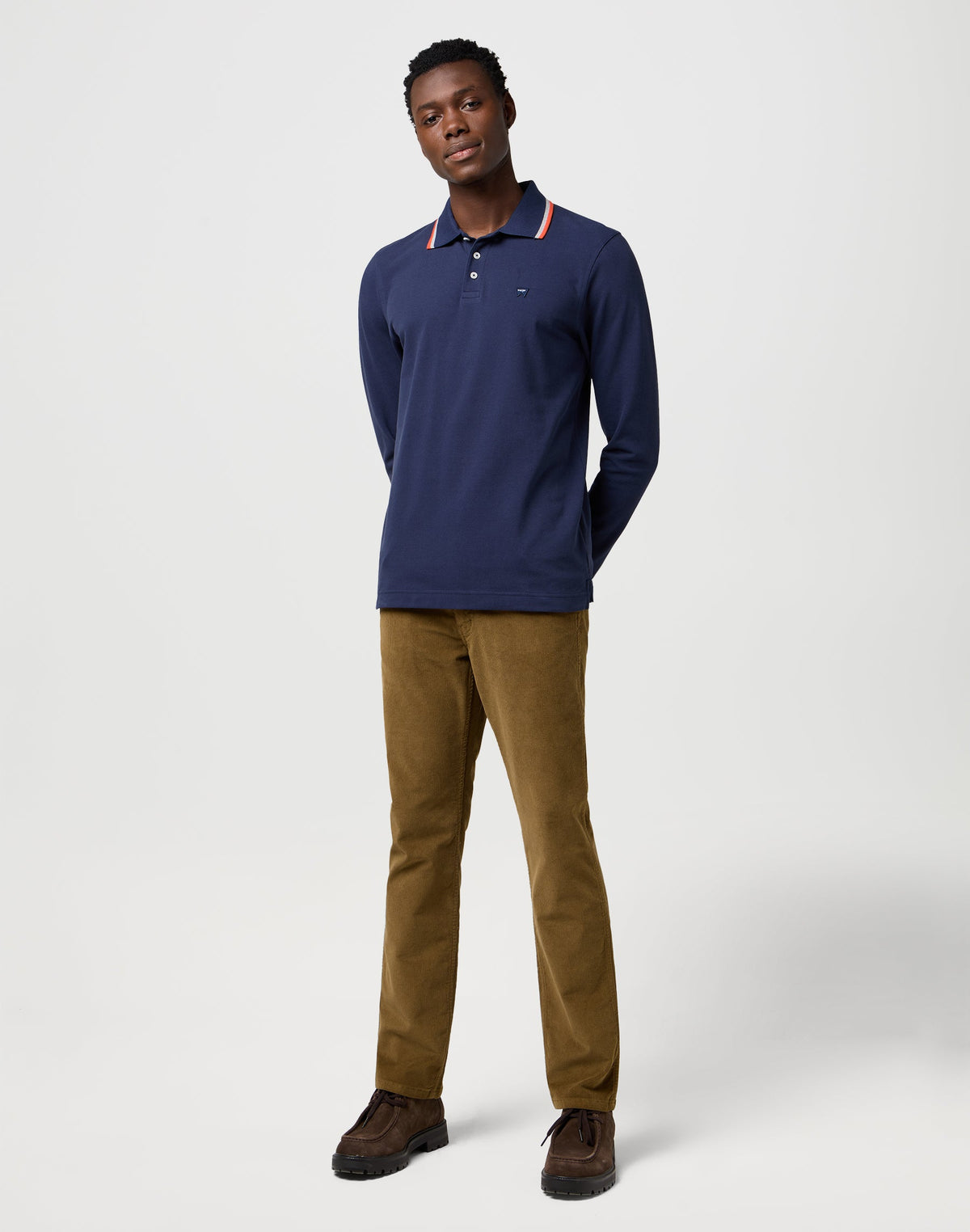 Ls Polo Shirt in Navy