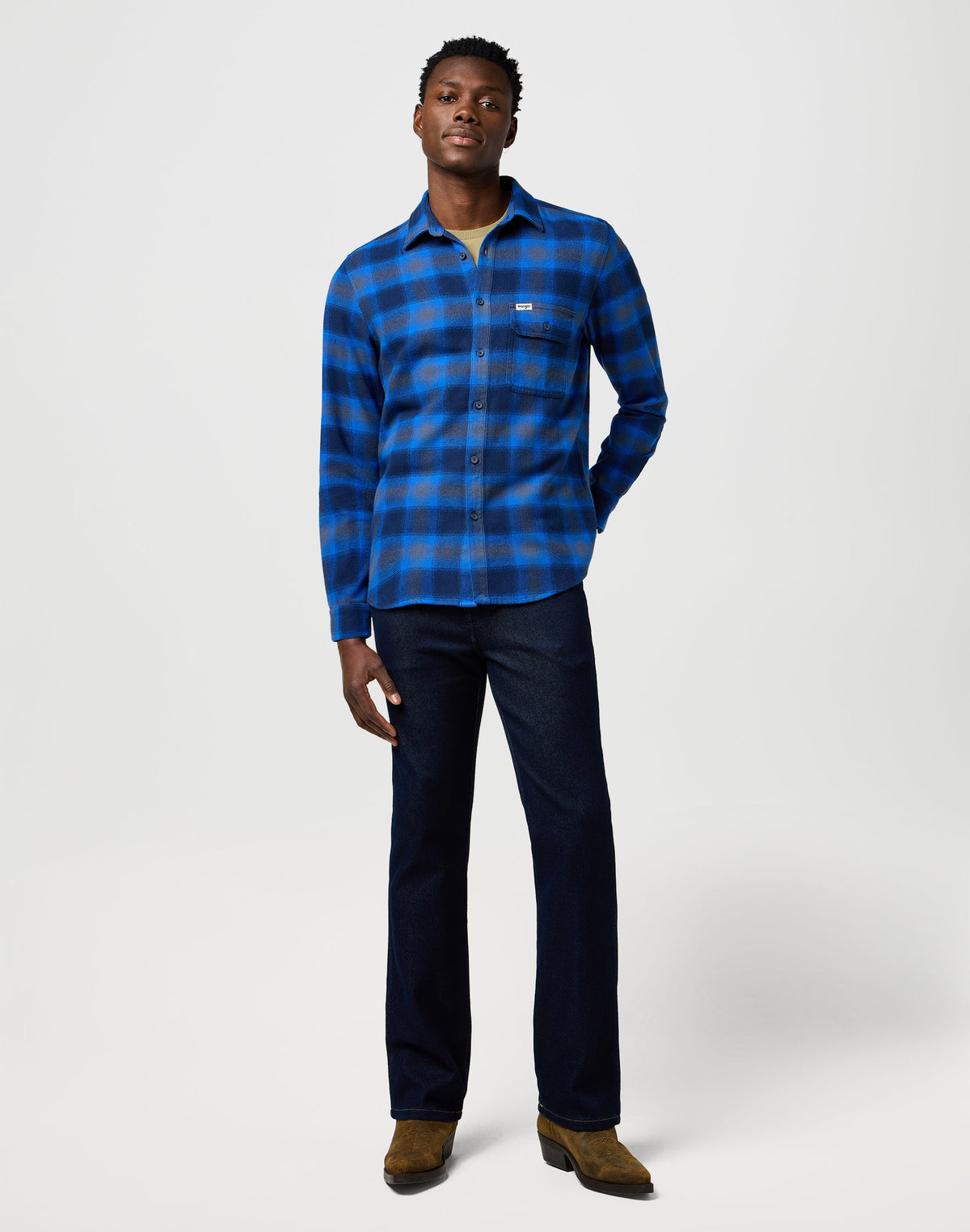 1 Pkt Indigo Shirt in Icy Indigo