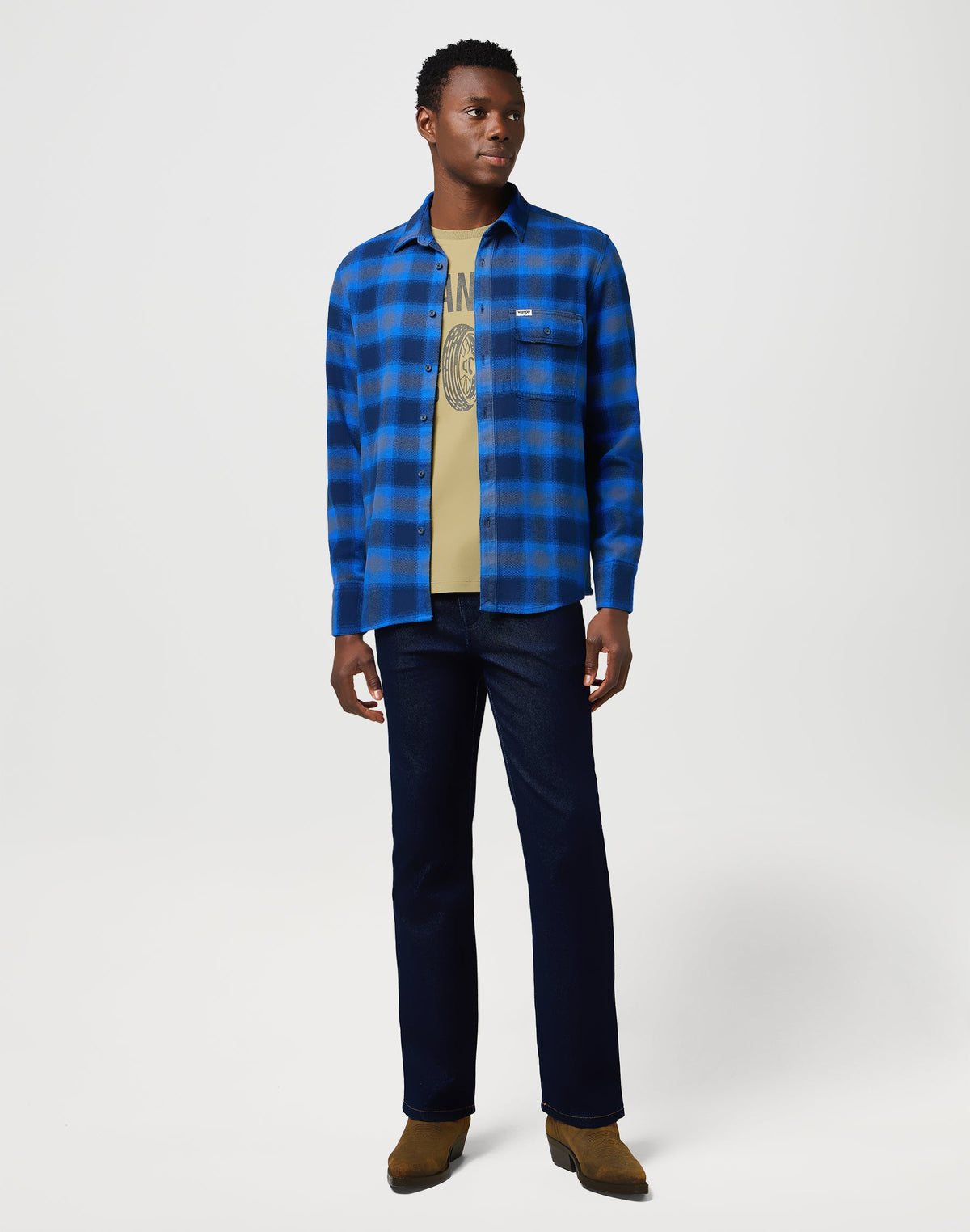 1 Pkt Indigo Shirt in Icy Indigo