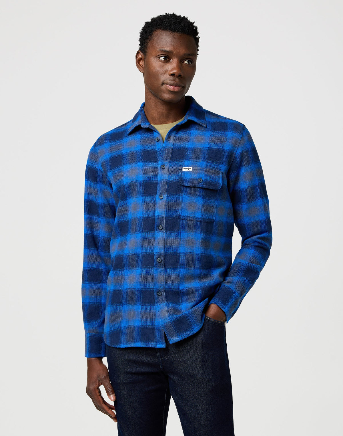 1 Pkt Indigo Shirt in Icy Indigo