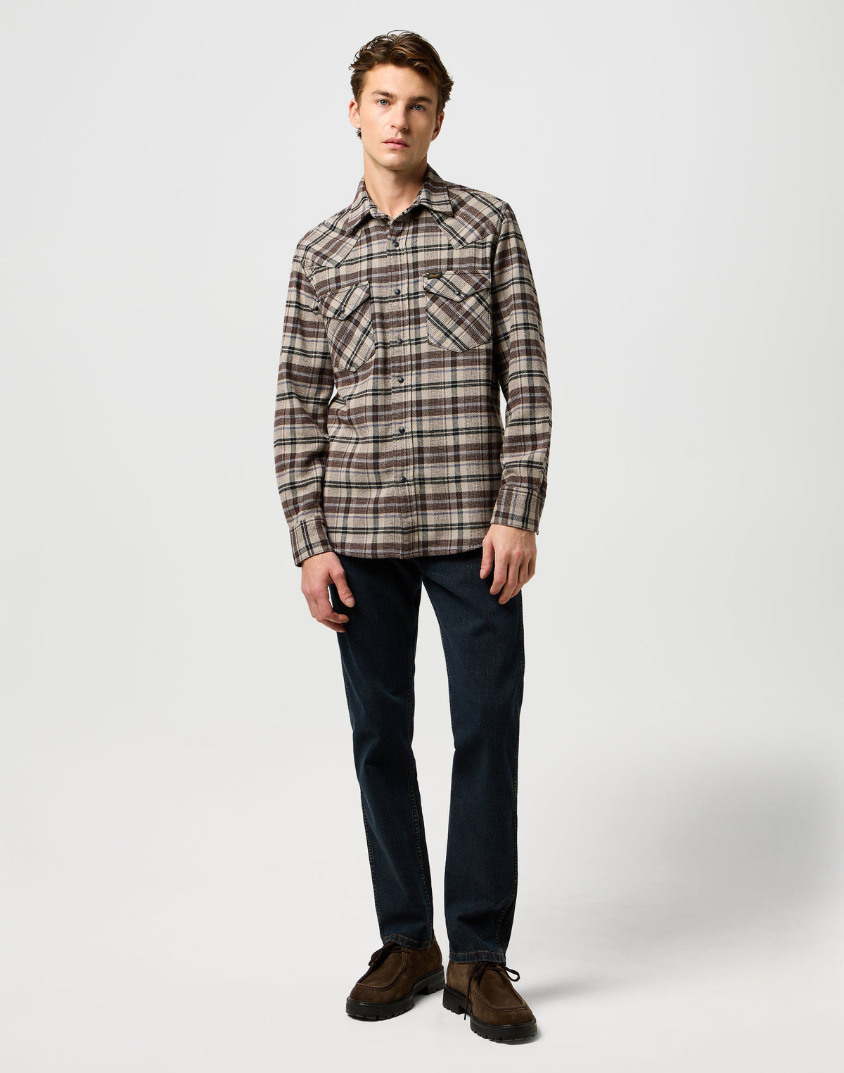 Western Shirt in Rich Black