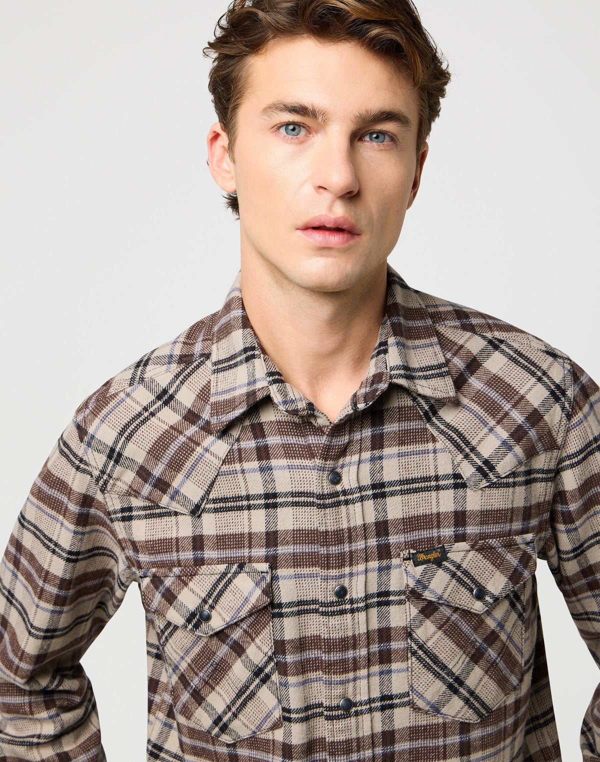 Western Shirt in Rich Black