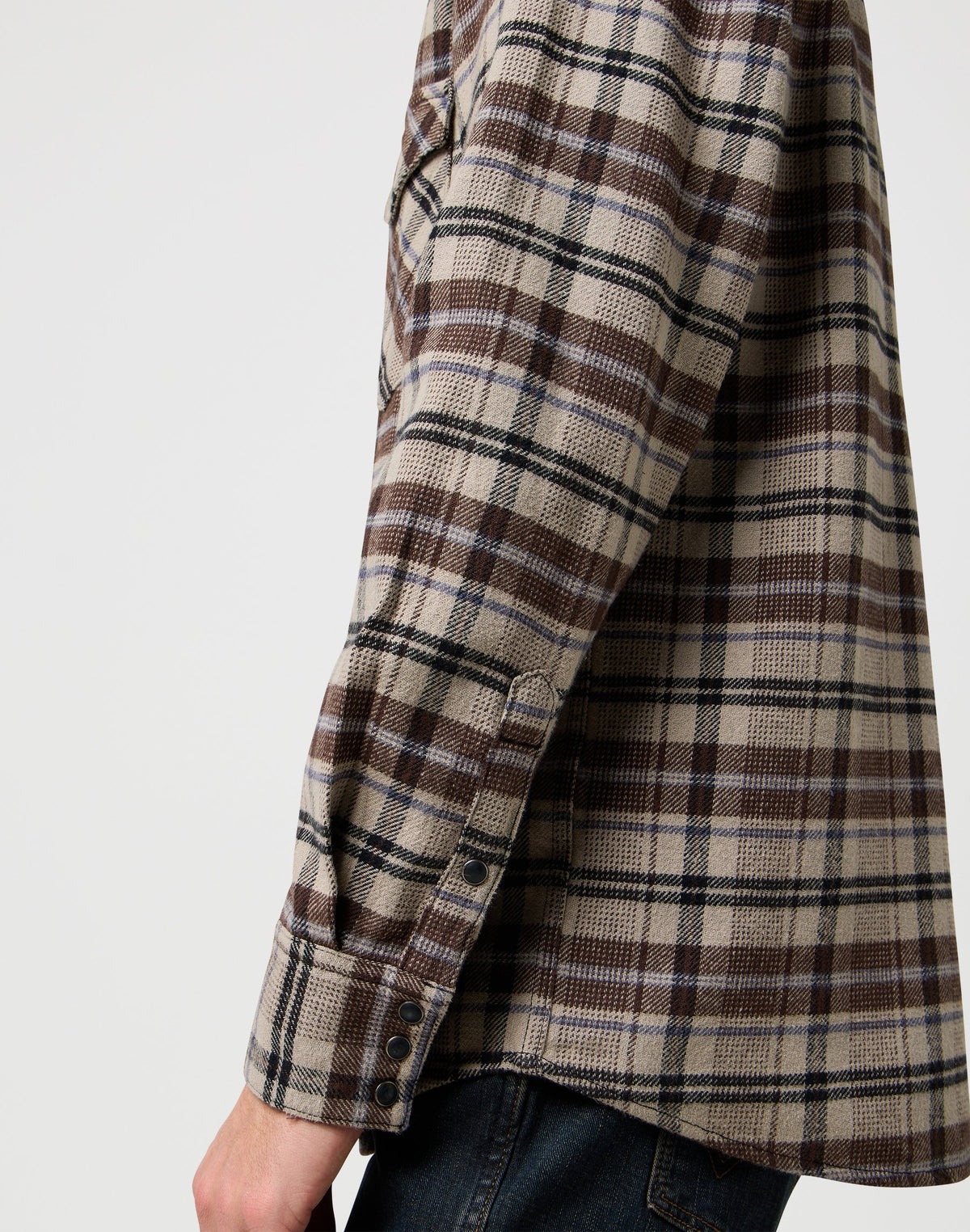 Western Shirt in Rich Black