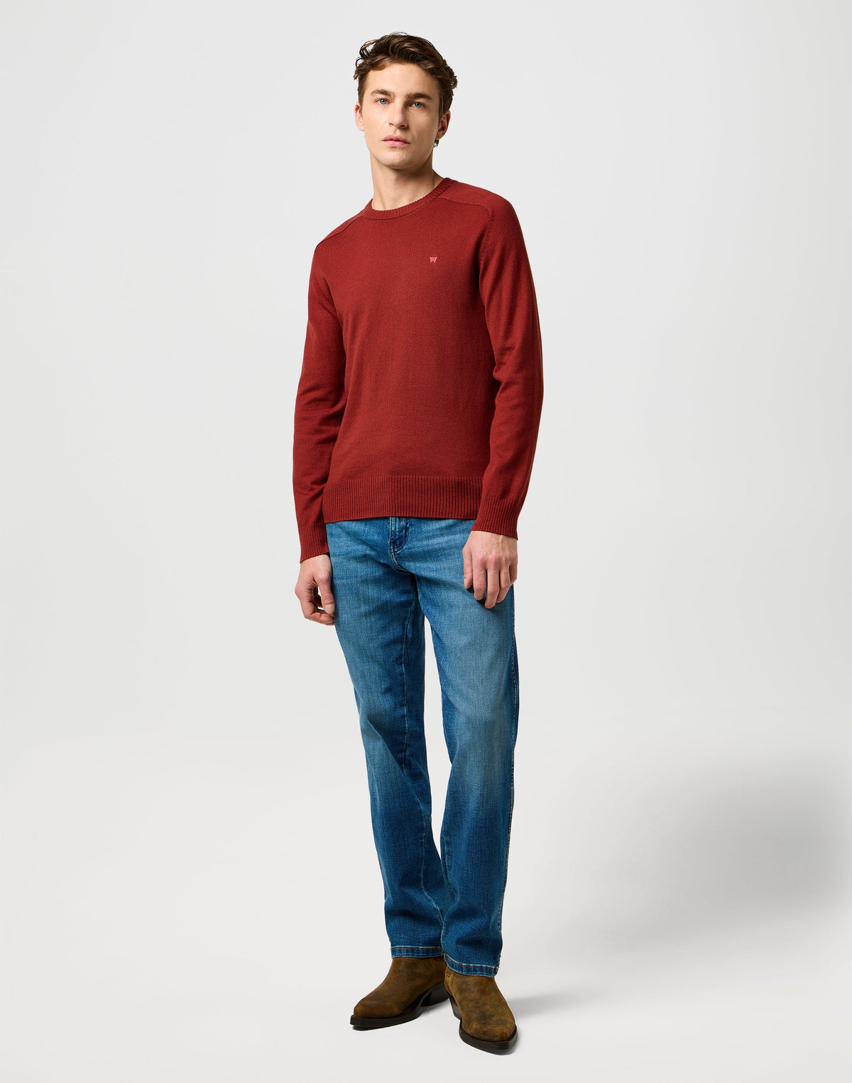 Knit Sweater in Fired Brick