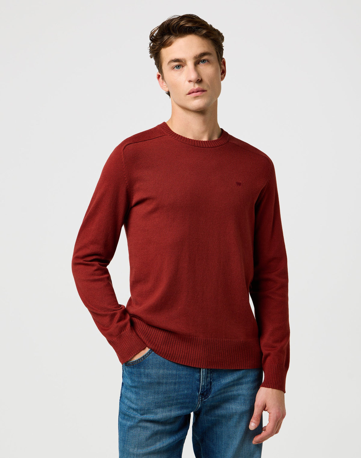 Knit Sweater in Fired Brick