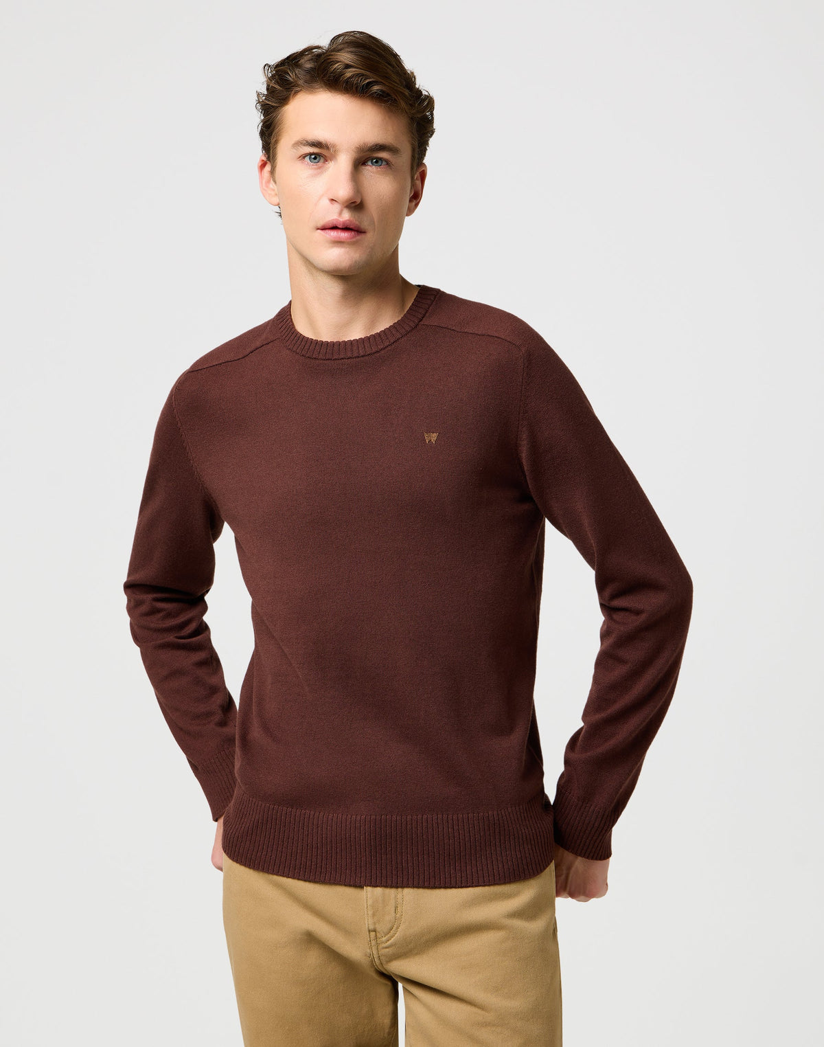 Knit Sweater in Mahogany