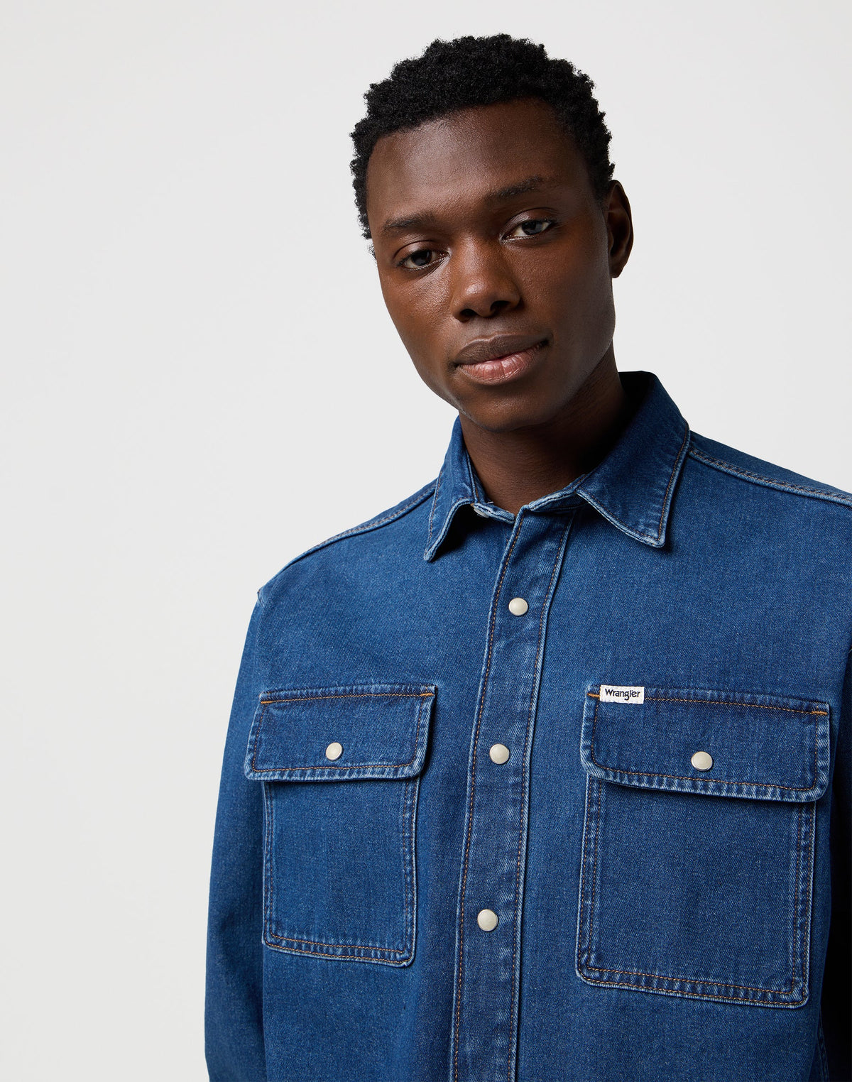 Overshirt in Retro Blue