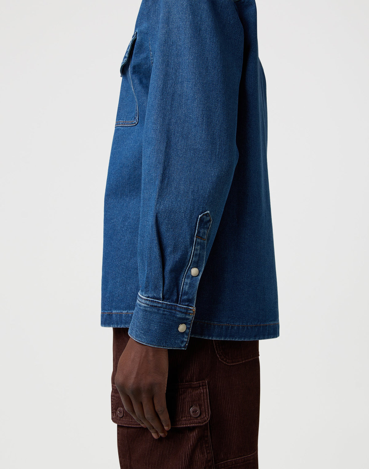 Overshirt in Retro Blue