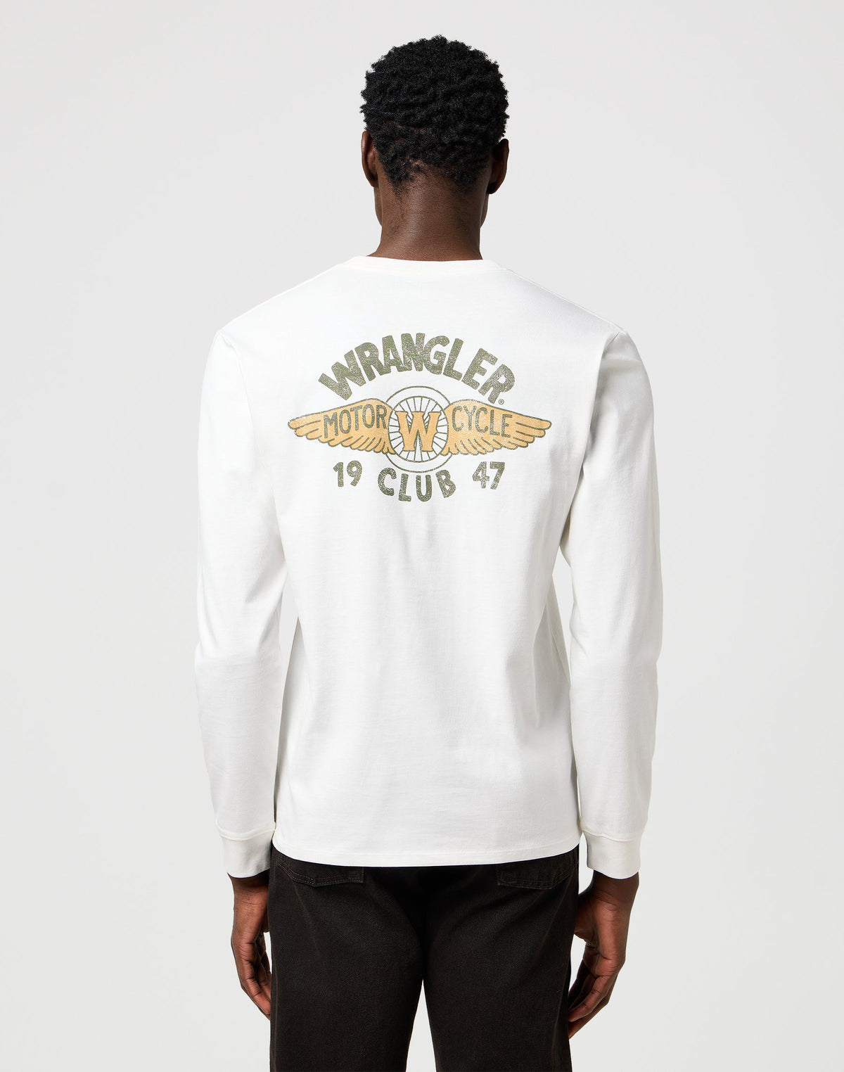 Ls Americana Tee in Worn White