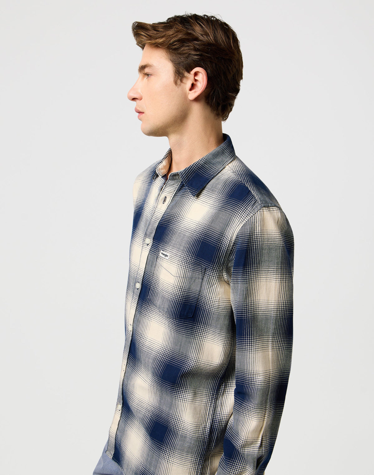 1 Pkt Indigo Shirt in Dusty Blue
