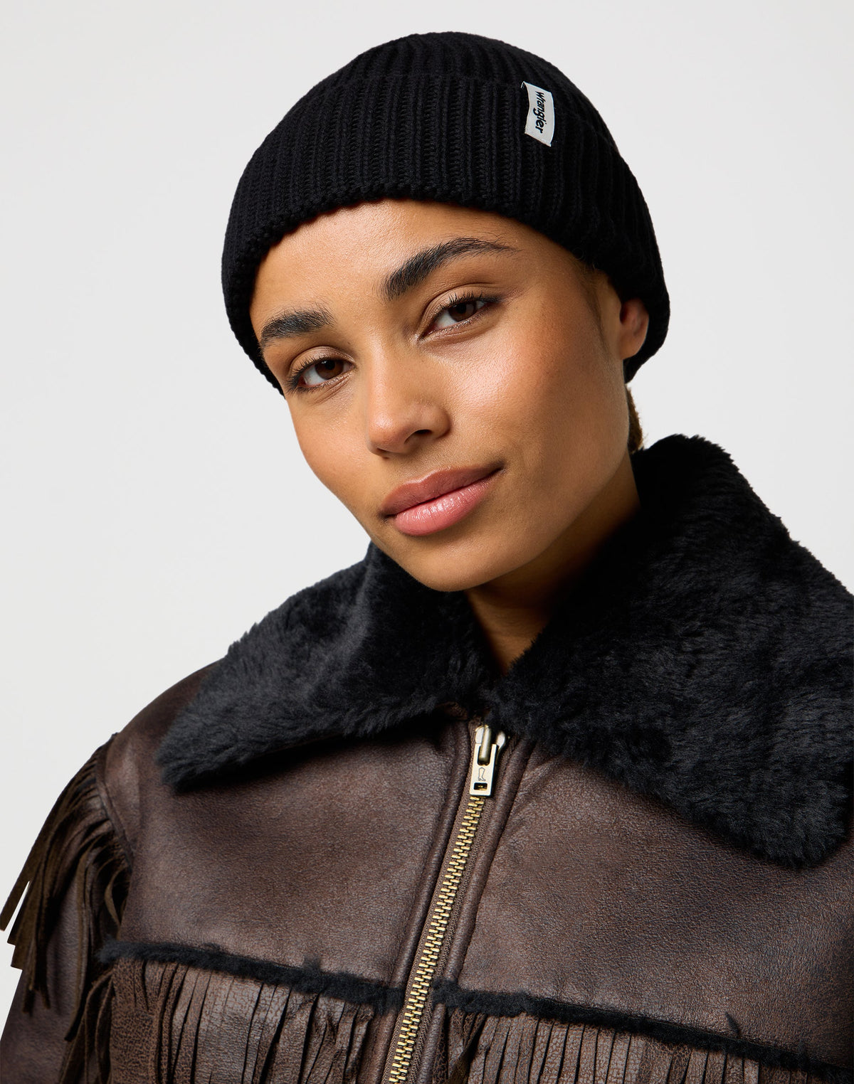 Sign Off Beanie in Black