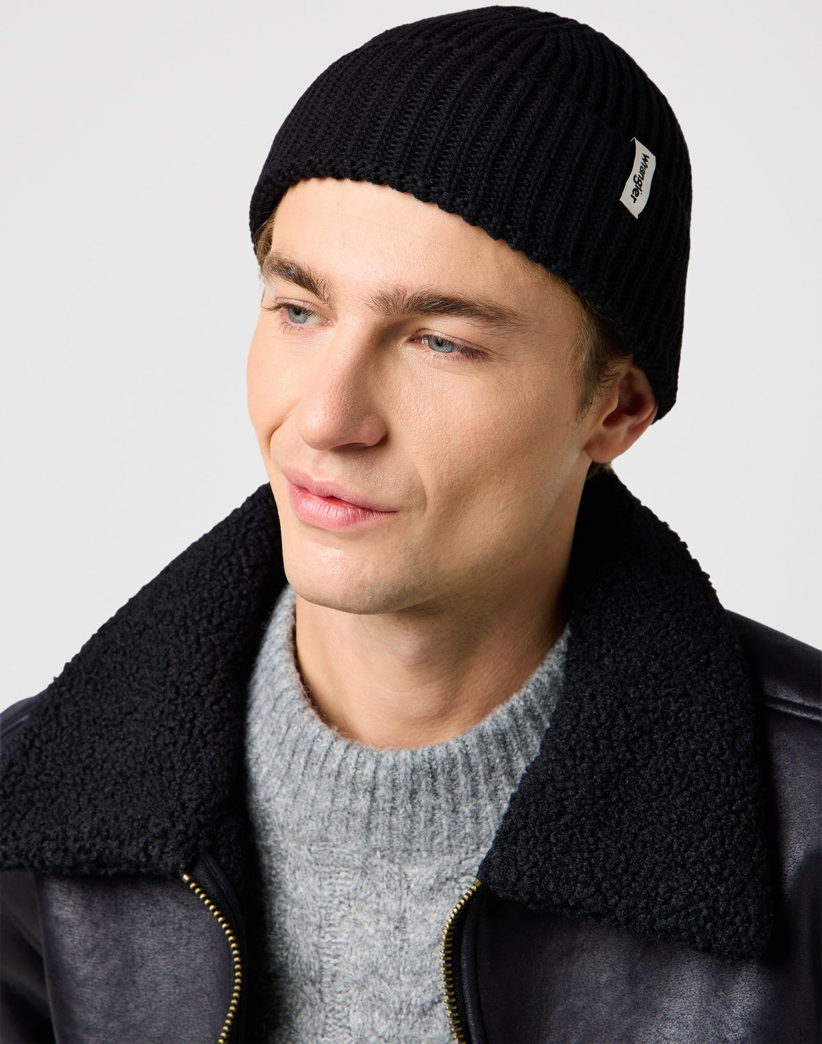 Sign Off Beanie in Black