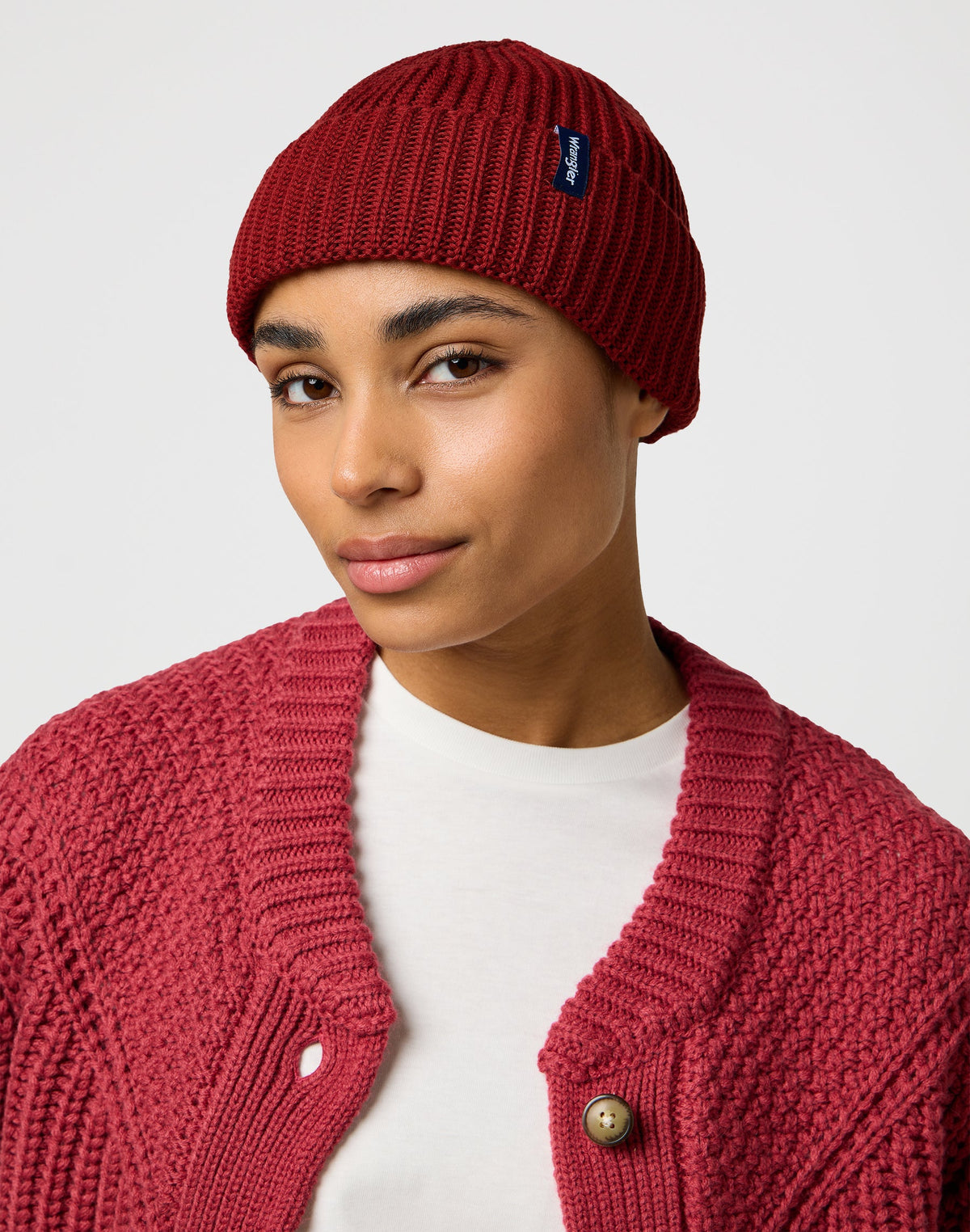 Sign Off Beanie in Fired Brick