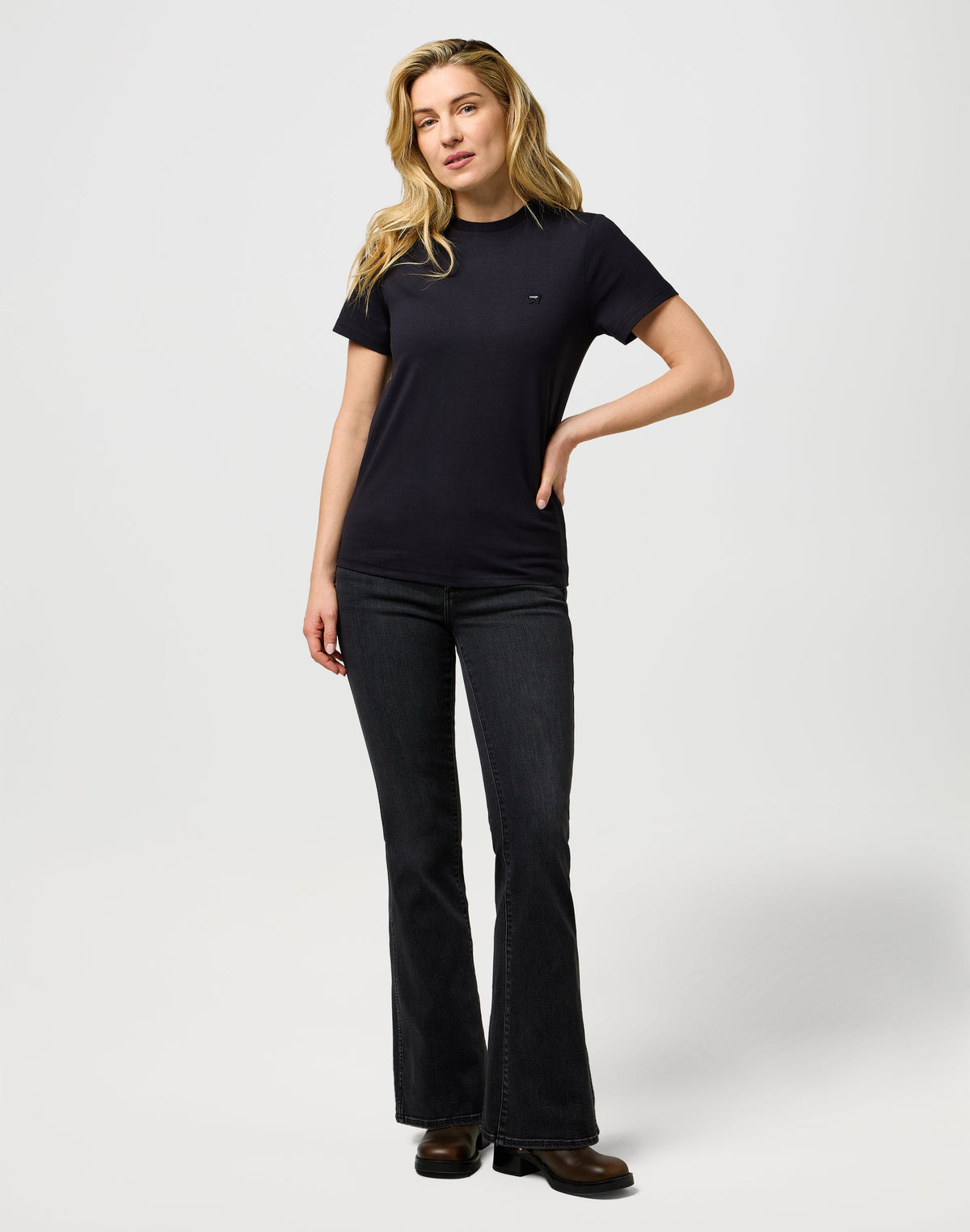 Sign Off Tee in Black