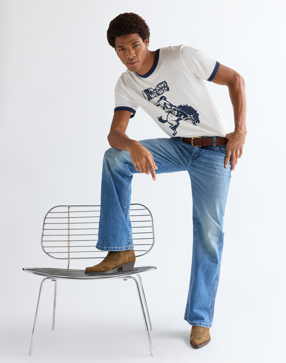 Loose Boot in Harbor Blue