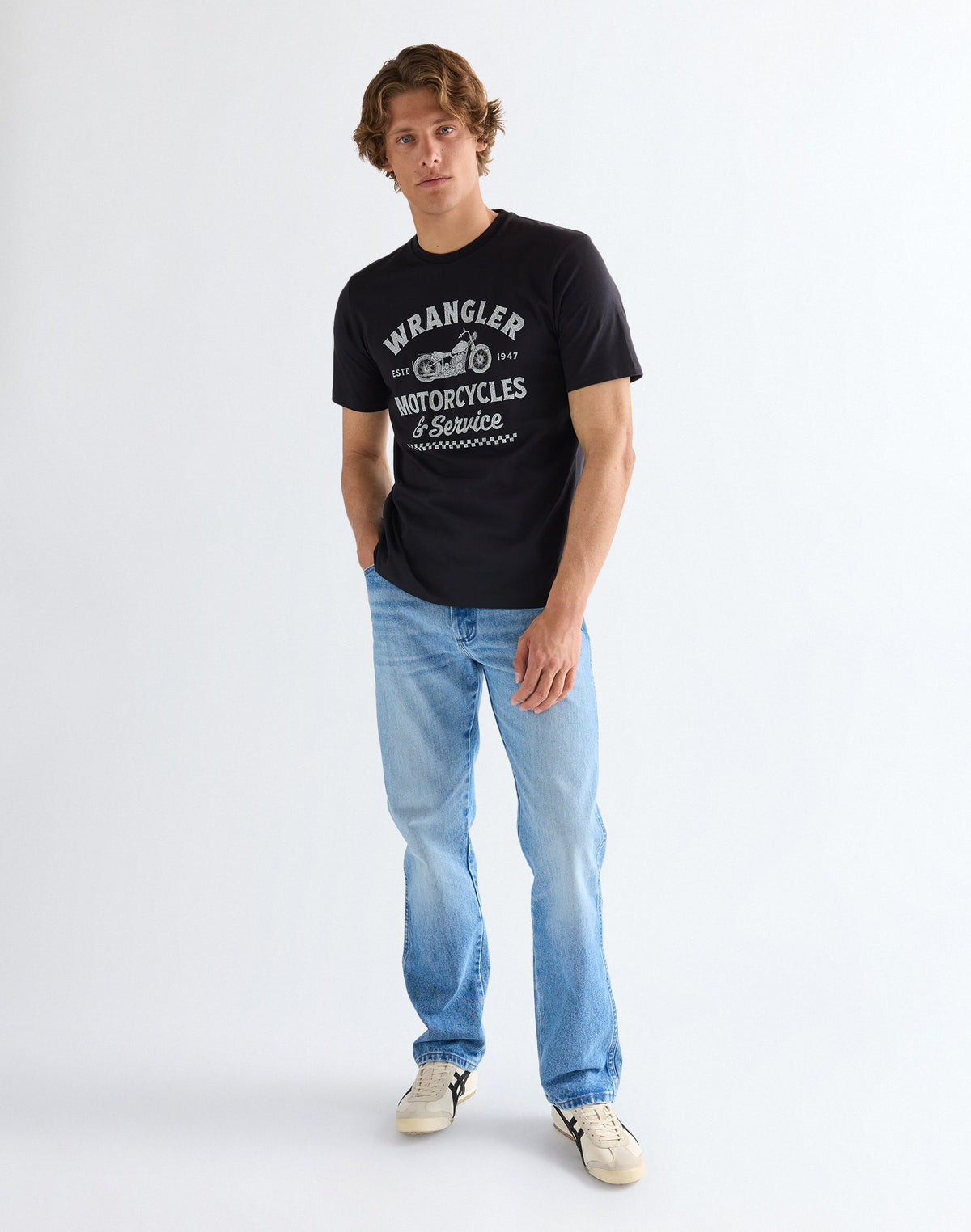 Americana Tee in Black