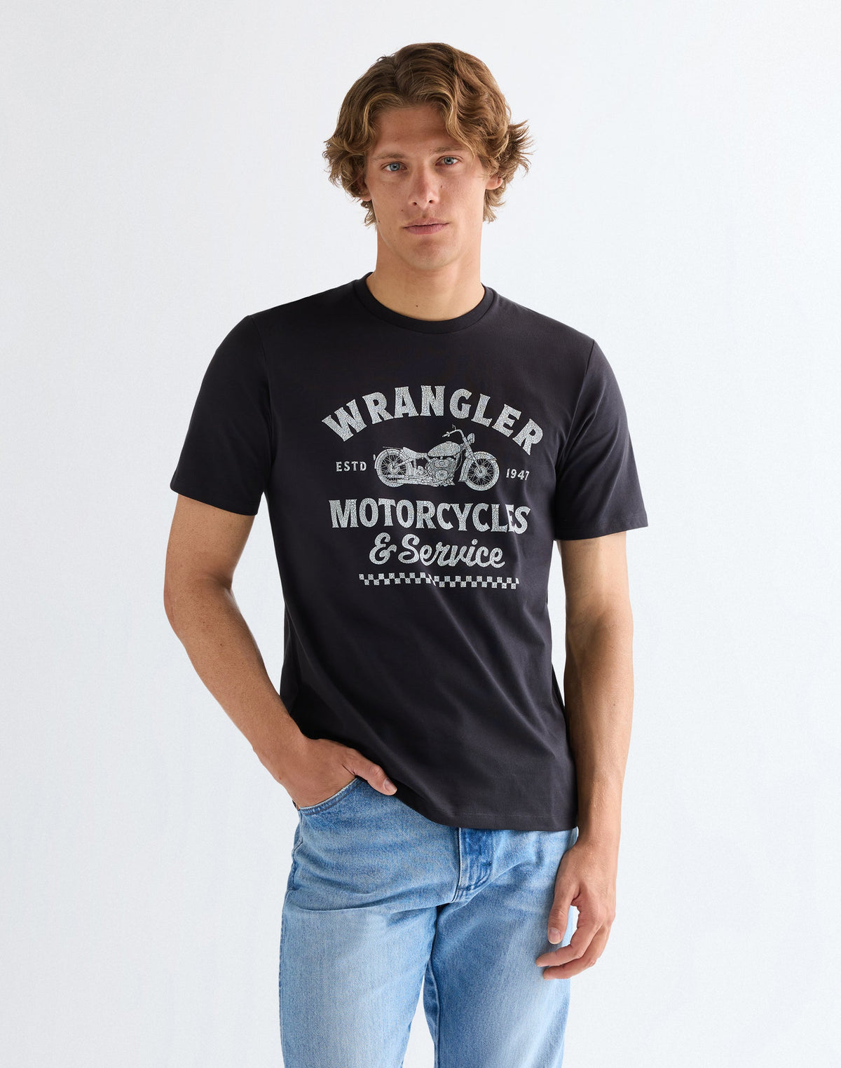 Americana Tee in Black