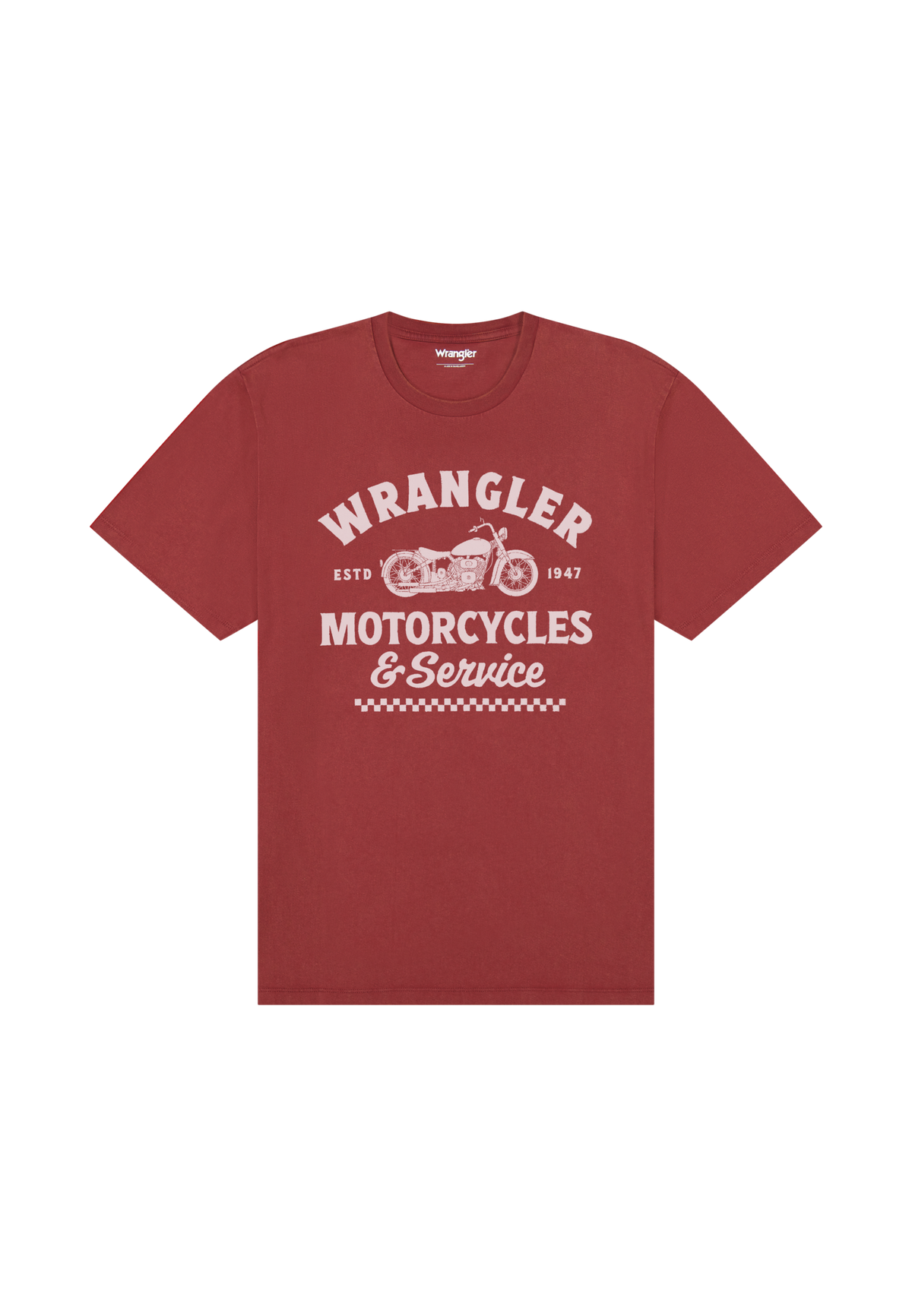 Americana Tee in Ruby Wine