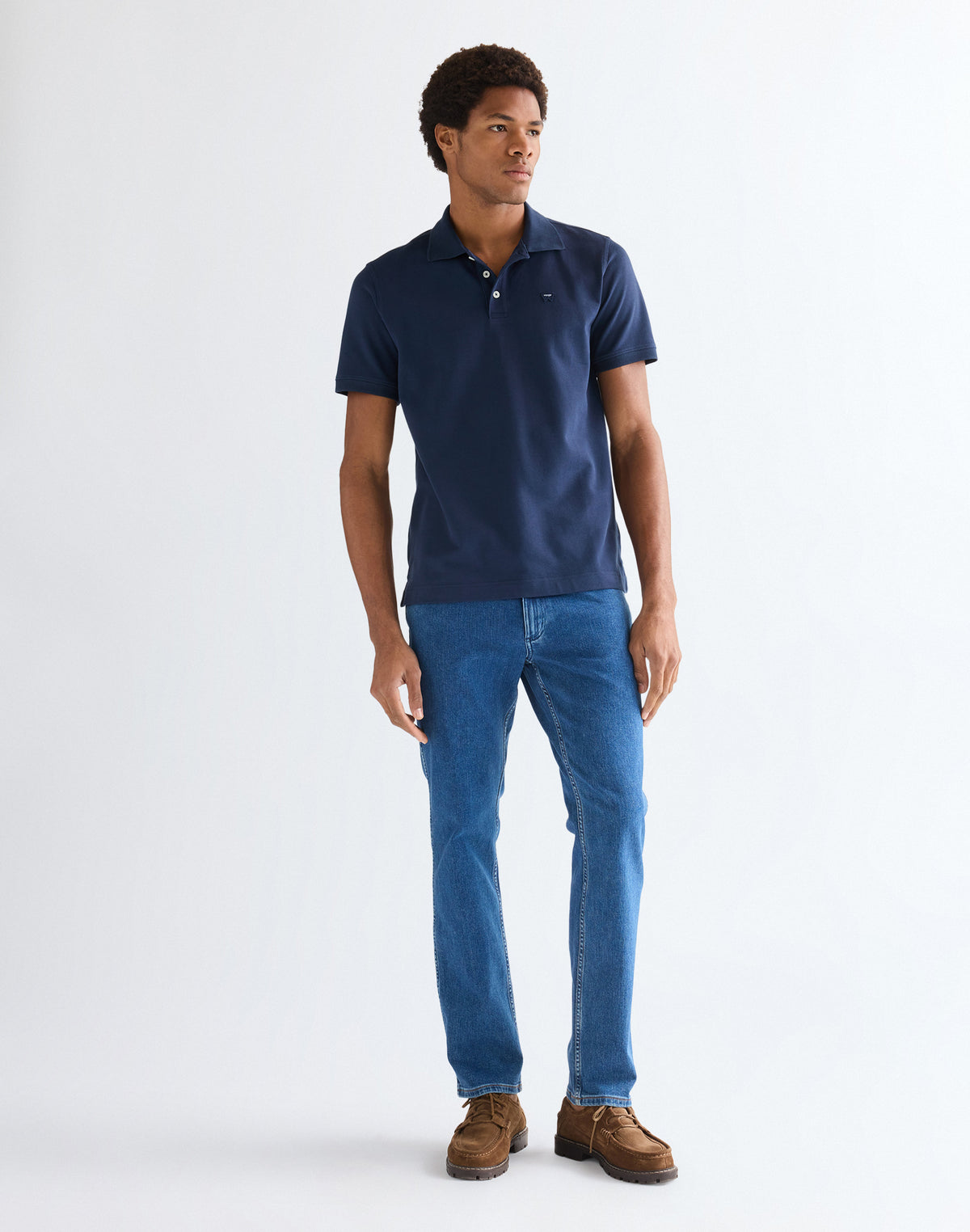 Polo Shirt in Navy