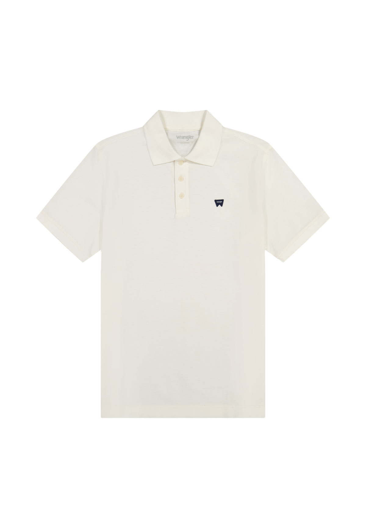 Polo Shirt in Worn White