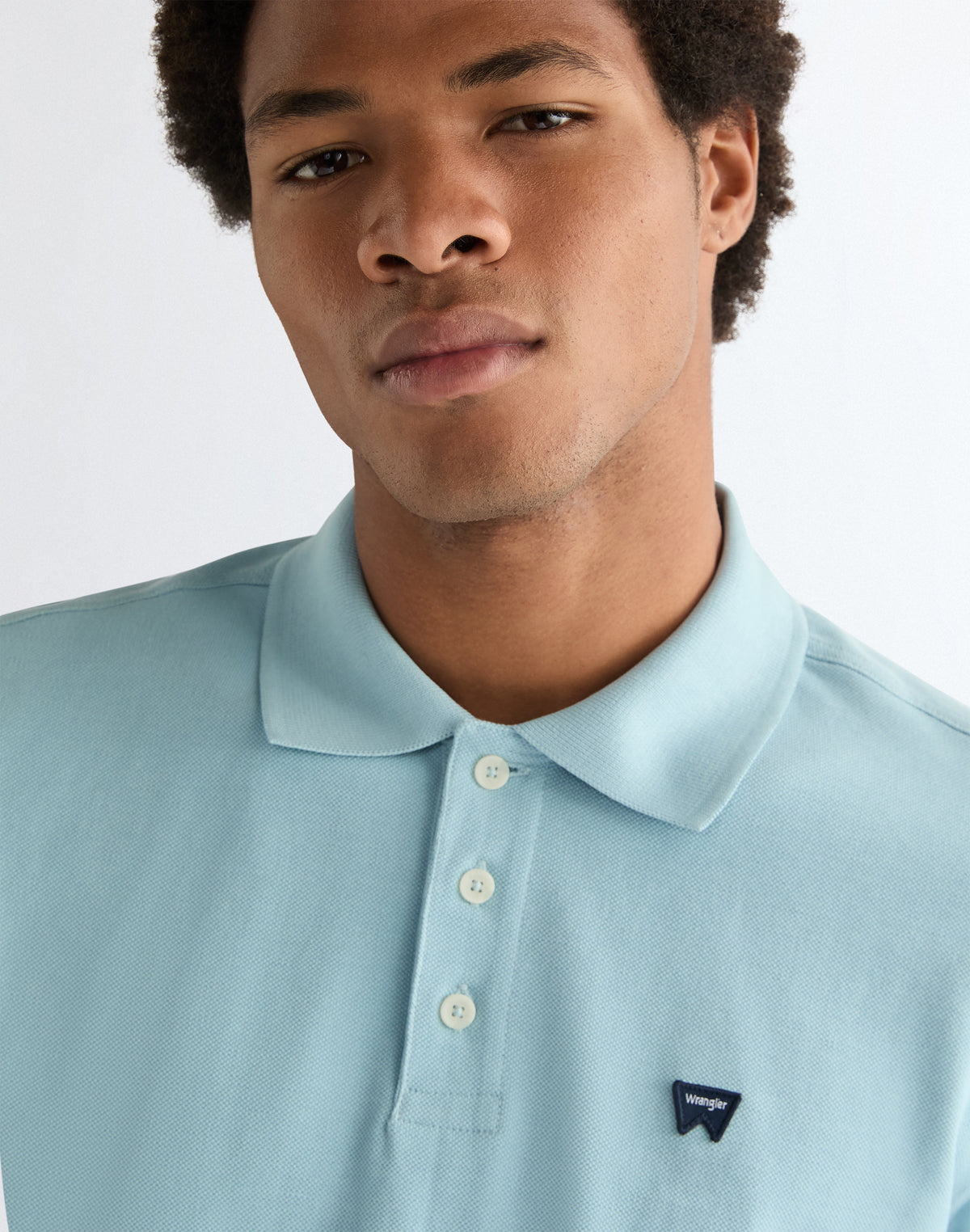 Polo Shirt in Forget Me Not