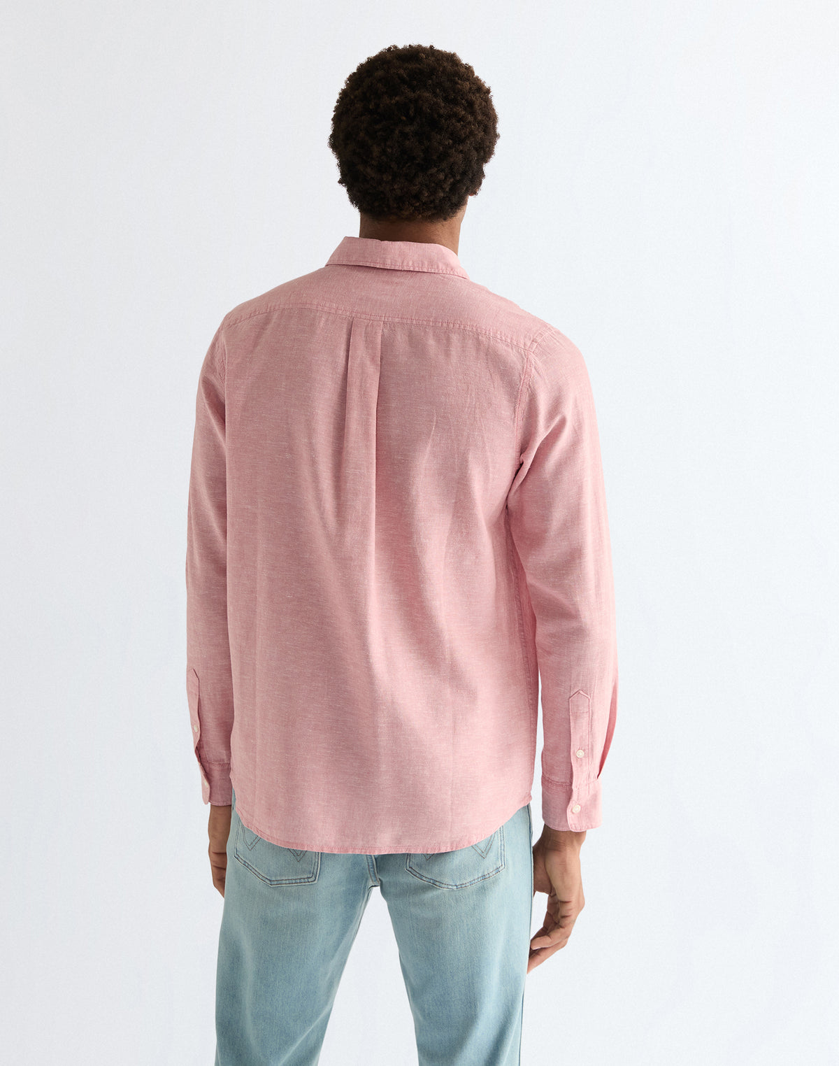 1 Pocket Shirt in Dusty Rose