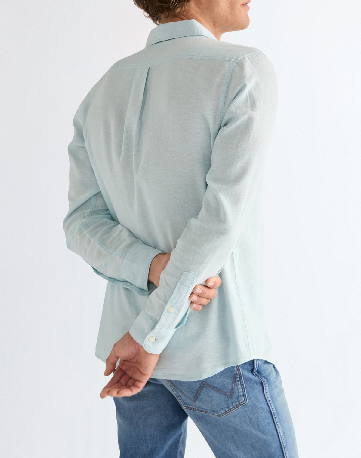 1 Pocket Shirt in Forget Me Not