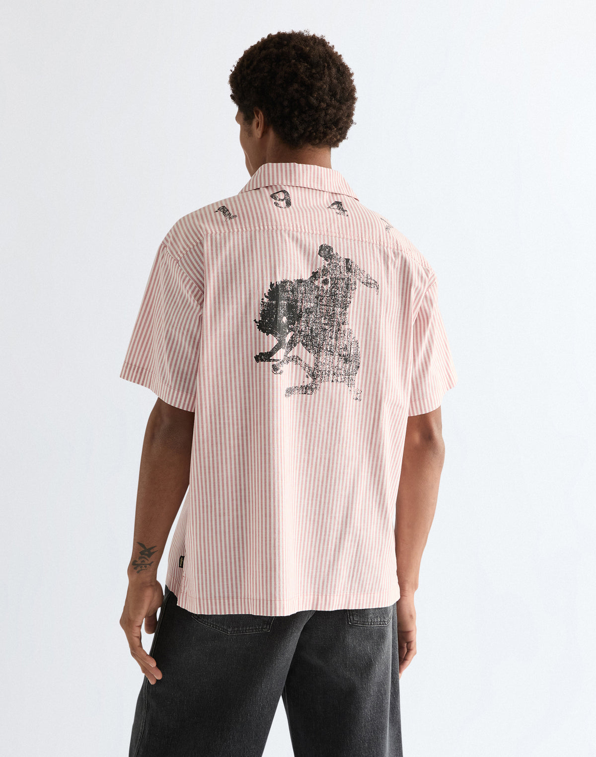 Shortsleeve Resort Shirt in Dusty Rose