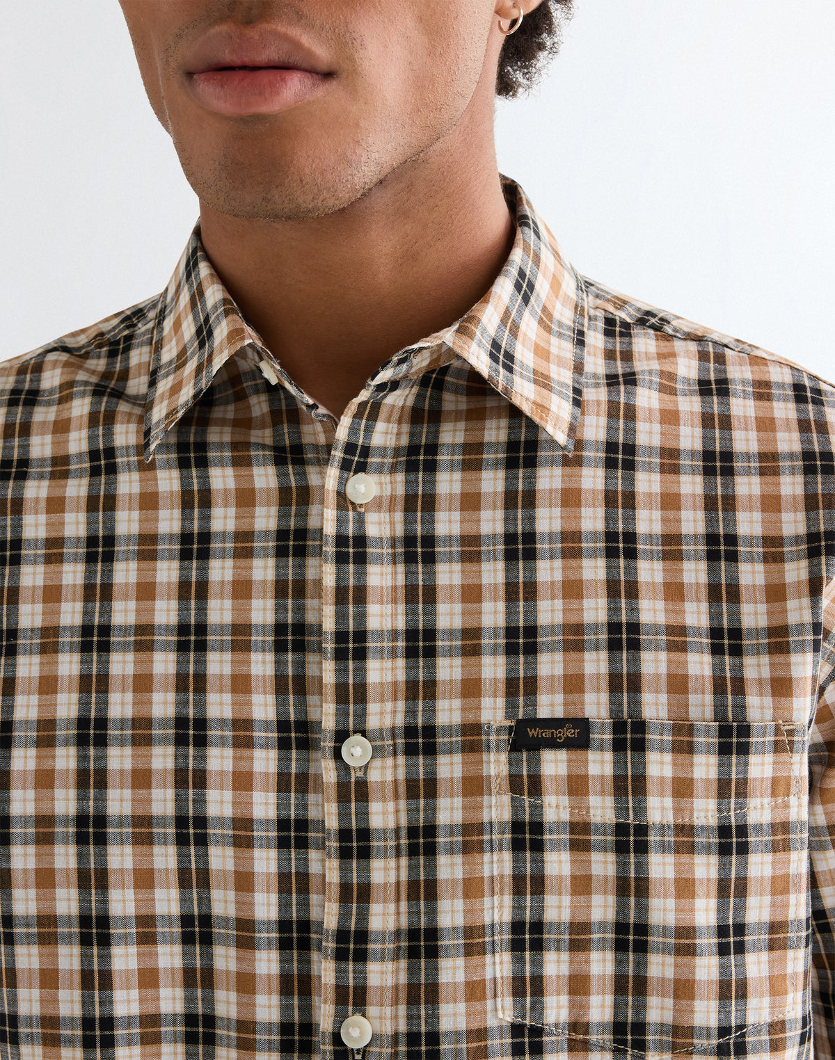 Shortsleeve 1 Pocket Shirt in Golden Wheat