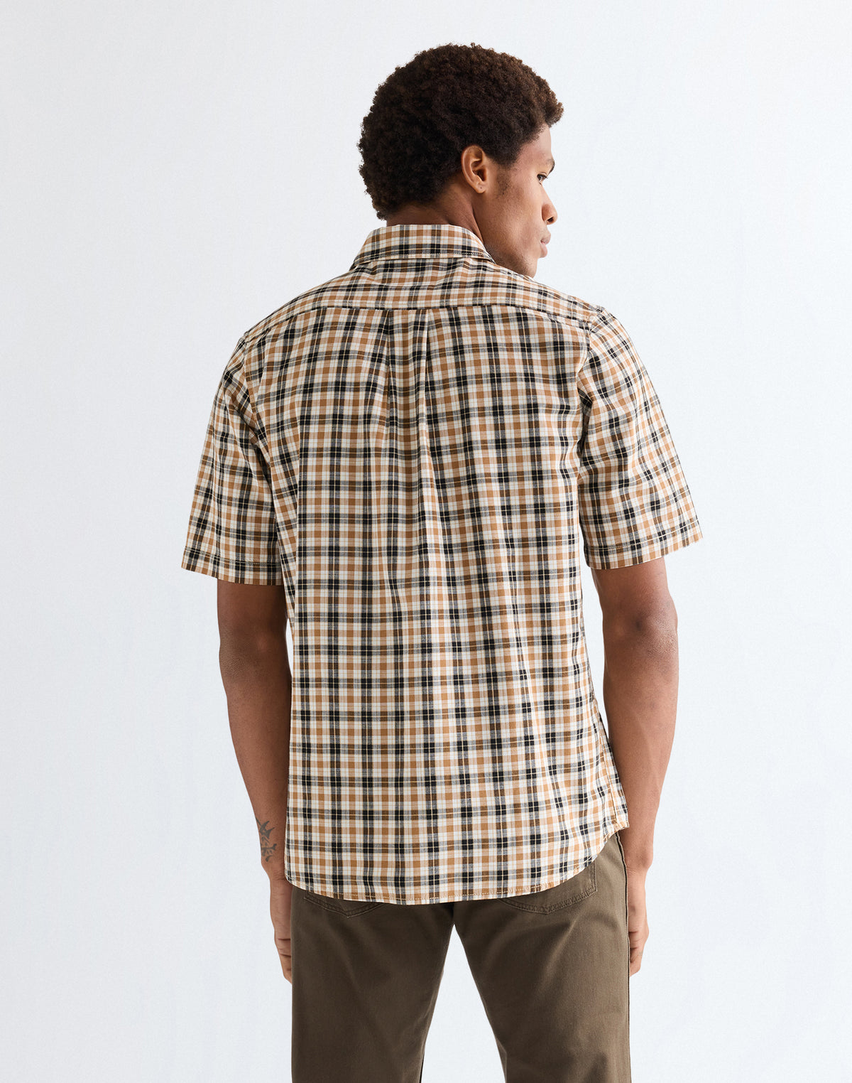 Shortsleeve 1 Pocket Shirt in Golden Wheat