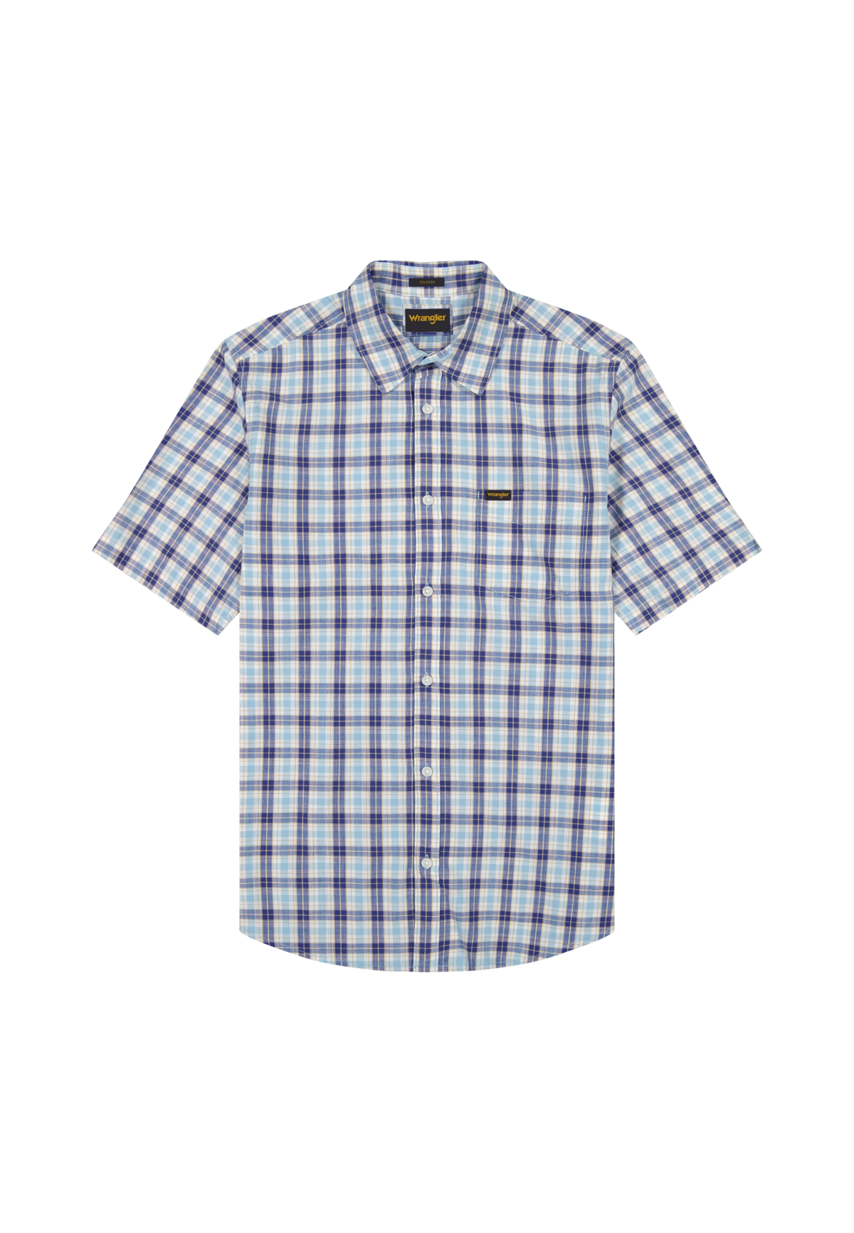 Shortsleeve 1 Pocket Shirt in Forget Me Not