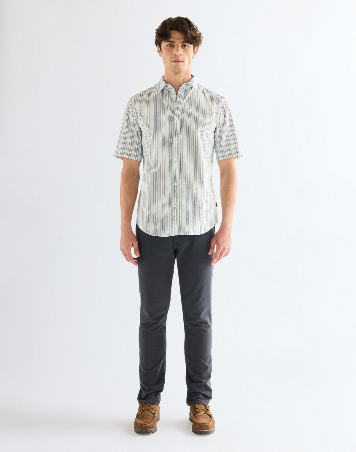 Shortsleeve Shirt in True Navy
