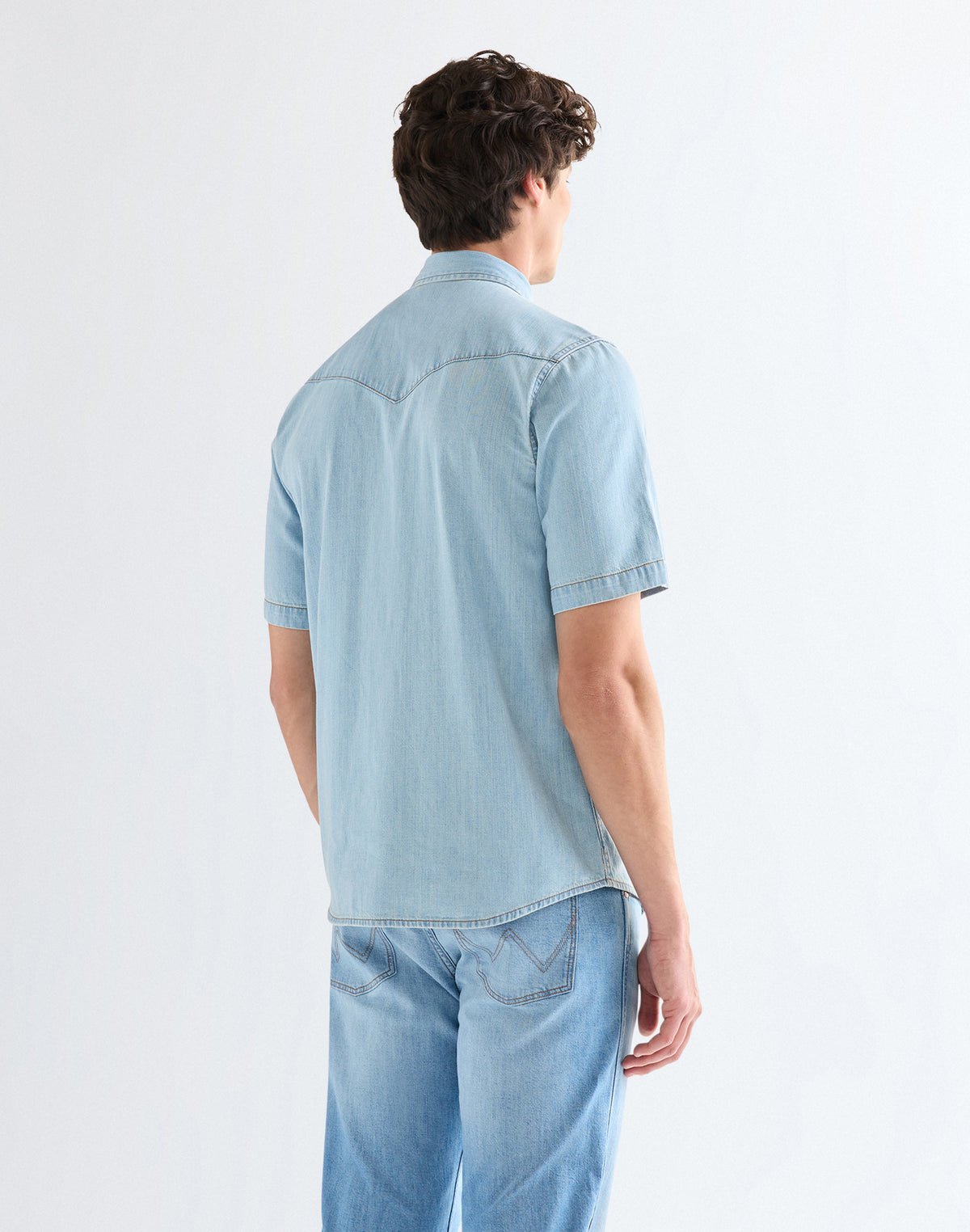 Shortsleeve Western Shirt in Riverbank
