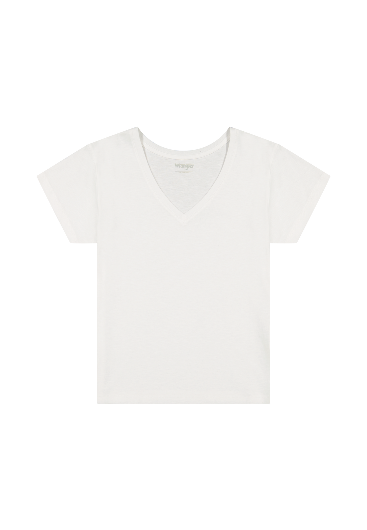 Easy V Neck in Bright White