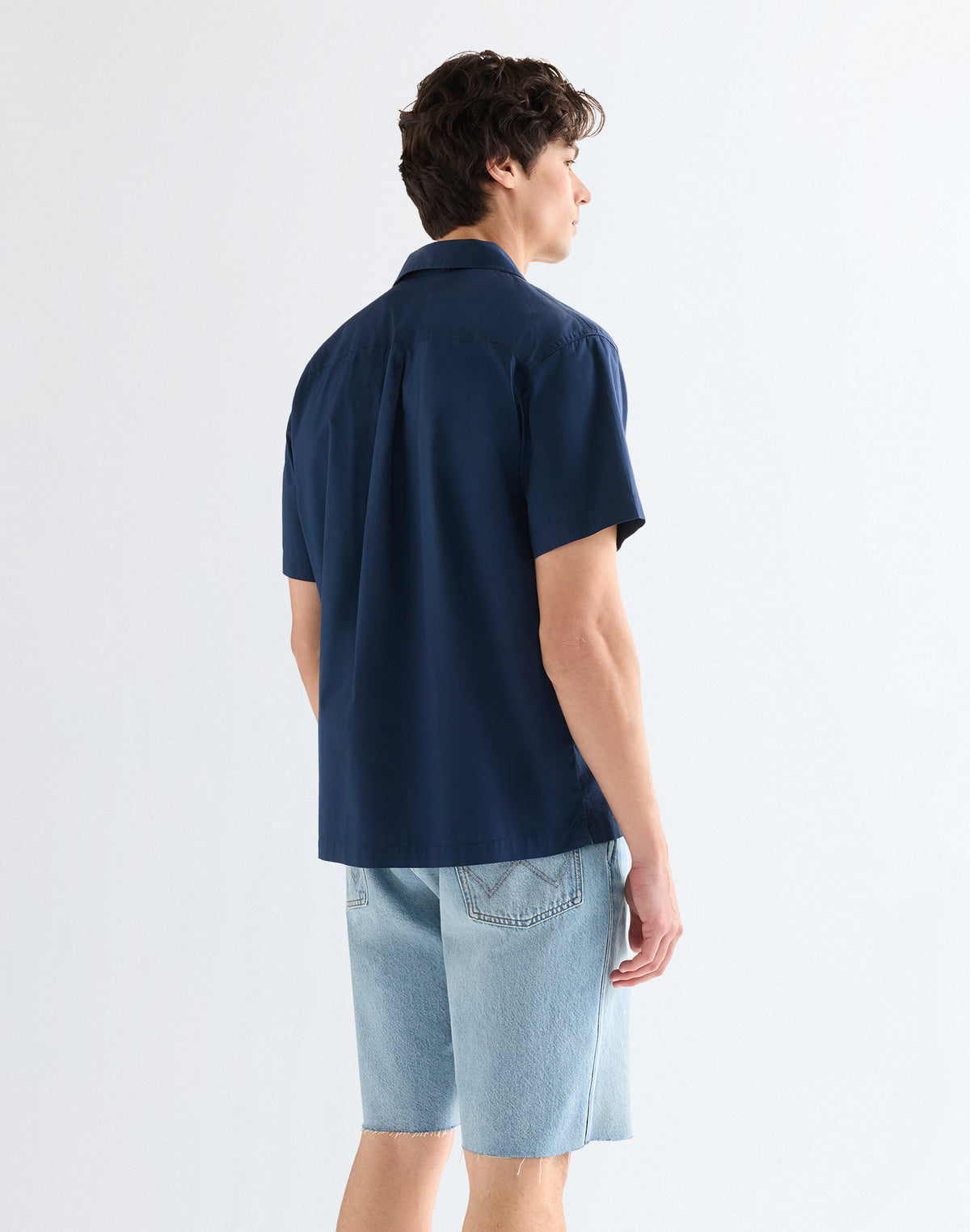 Shortsleeve W Resort Shirt in Navy Floral