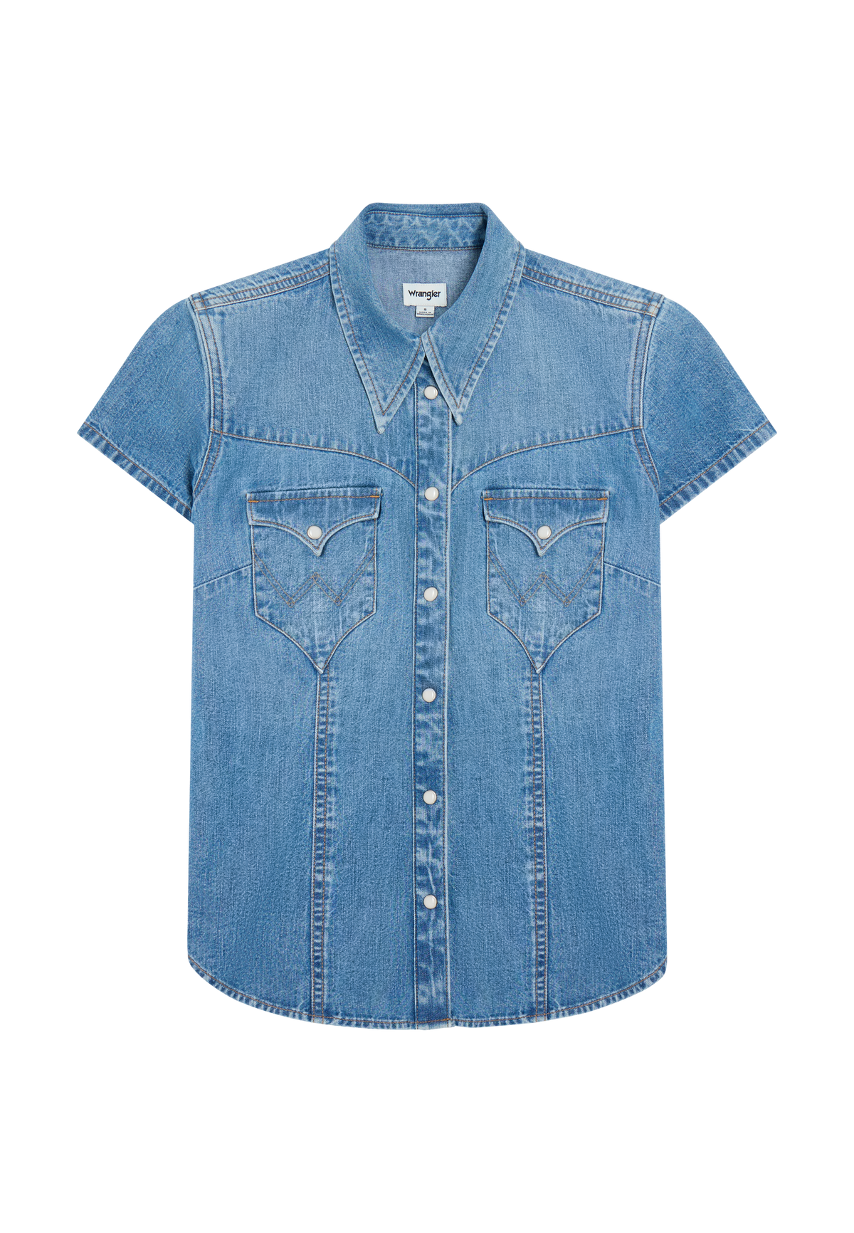 Shortsleeve Stylized Western in Hazy Horizon