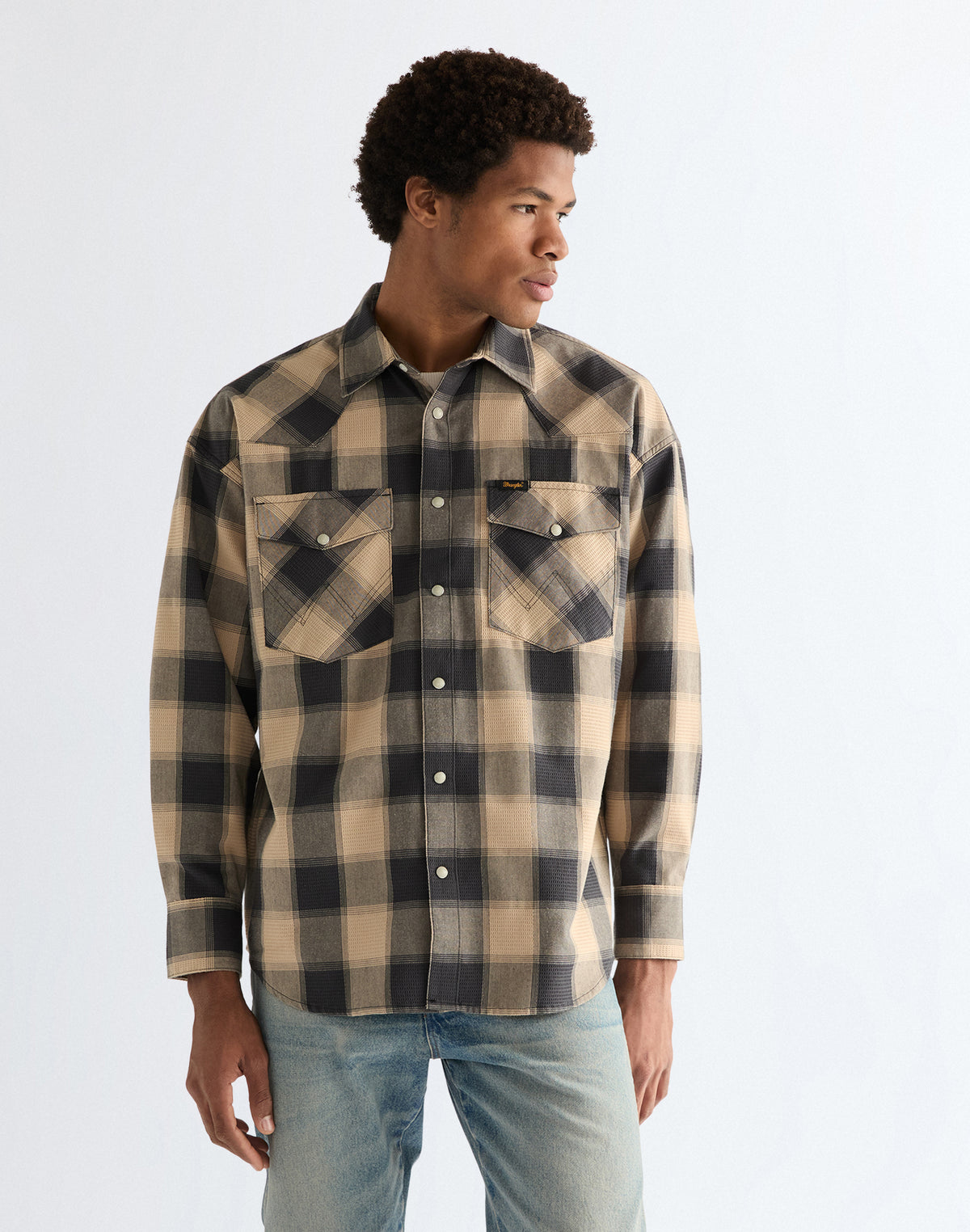 Western Shirt in Curds And Whey