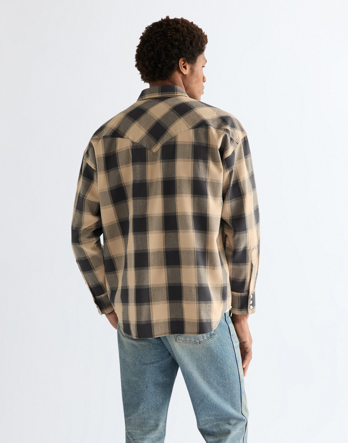 Western Shirt in Curds And Whey
