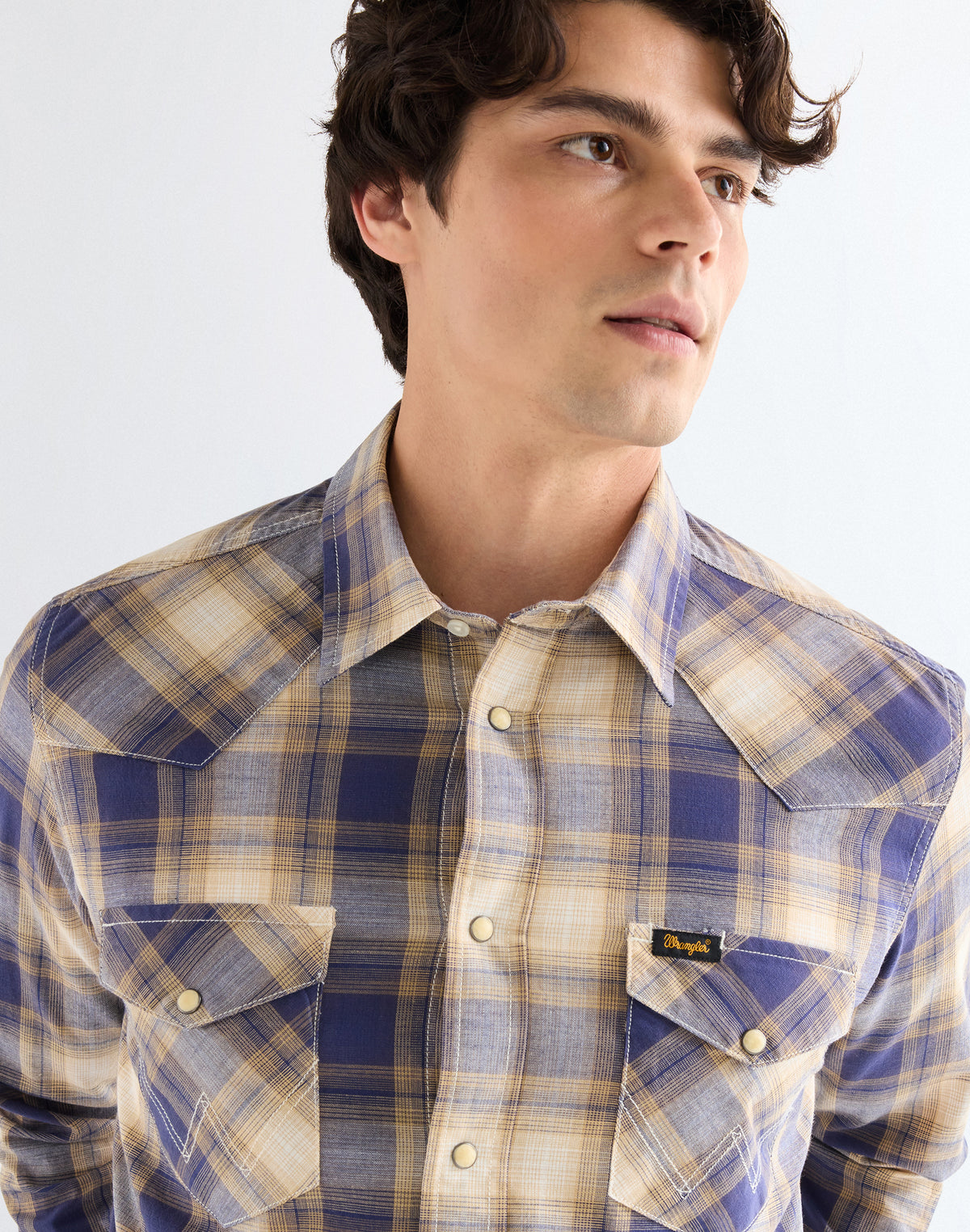 Western Indigo Shirt in Mood Indigo