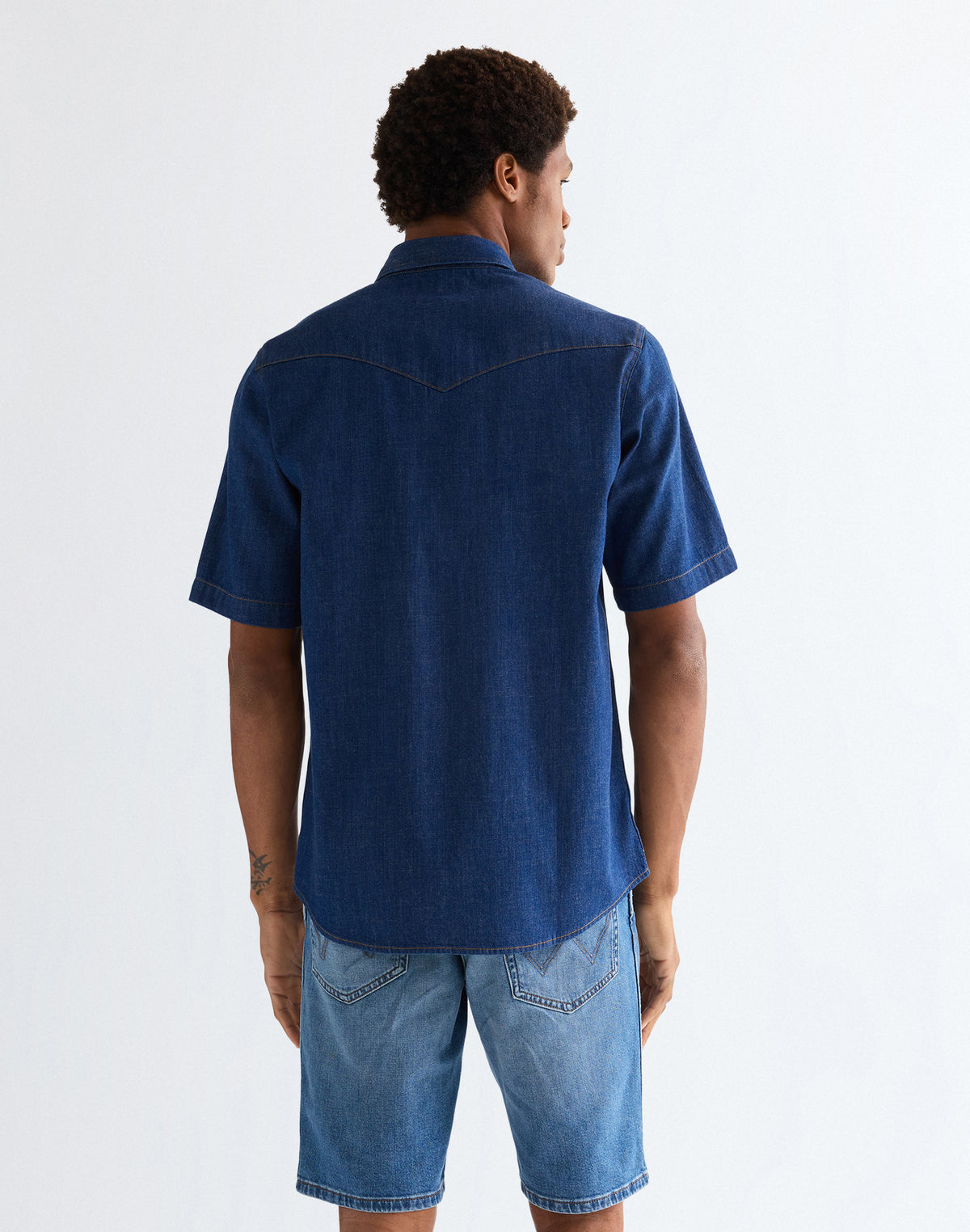 Shortsleeve Western Shirt in Caroline Creek